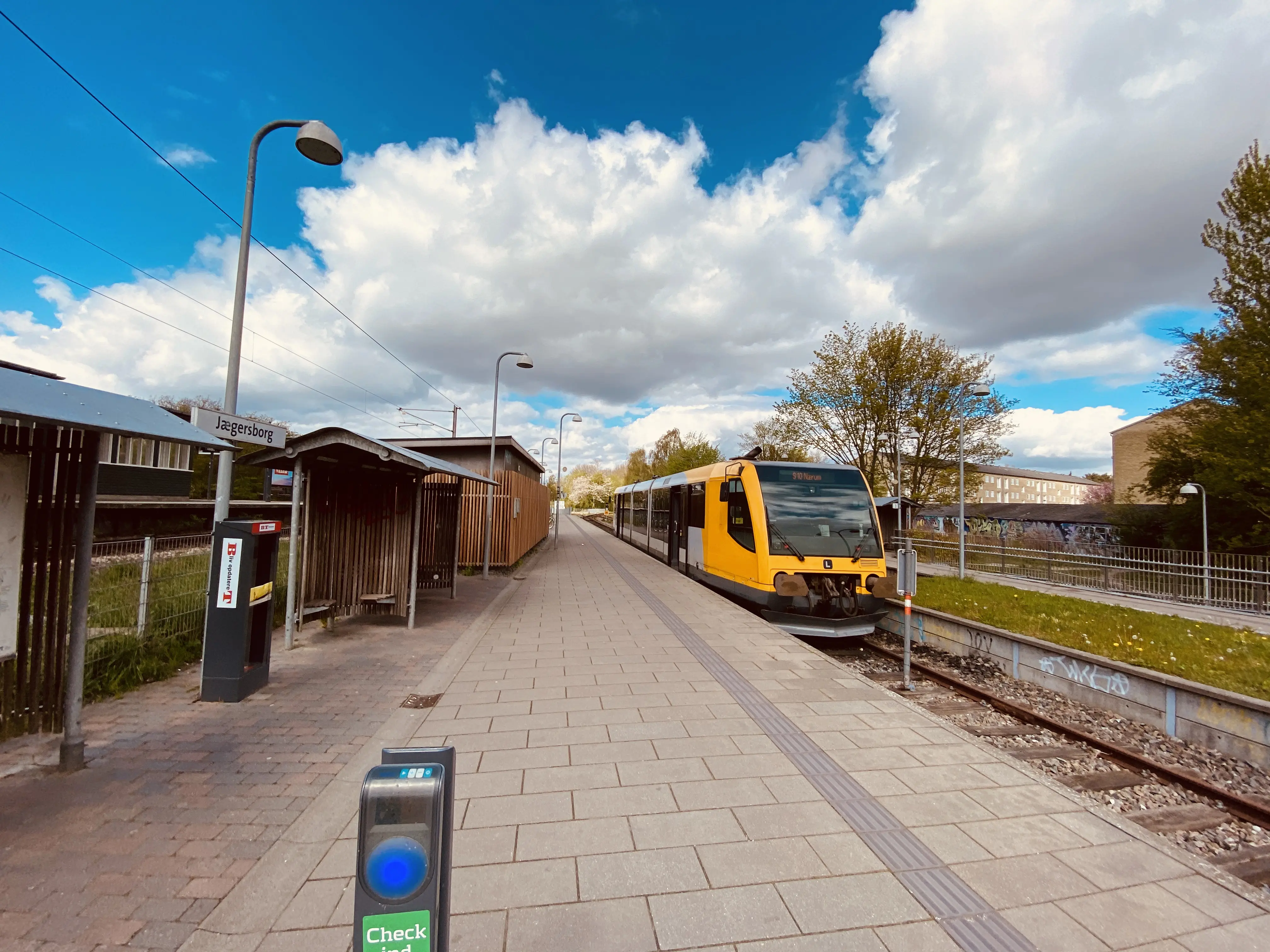 Billede af Jægersborg Lokalbane Station.