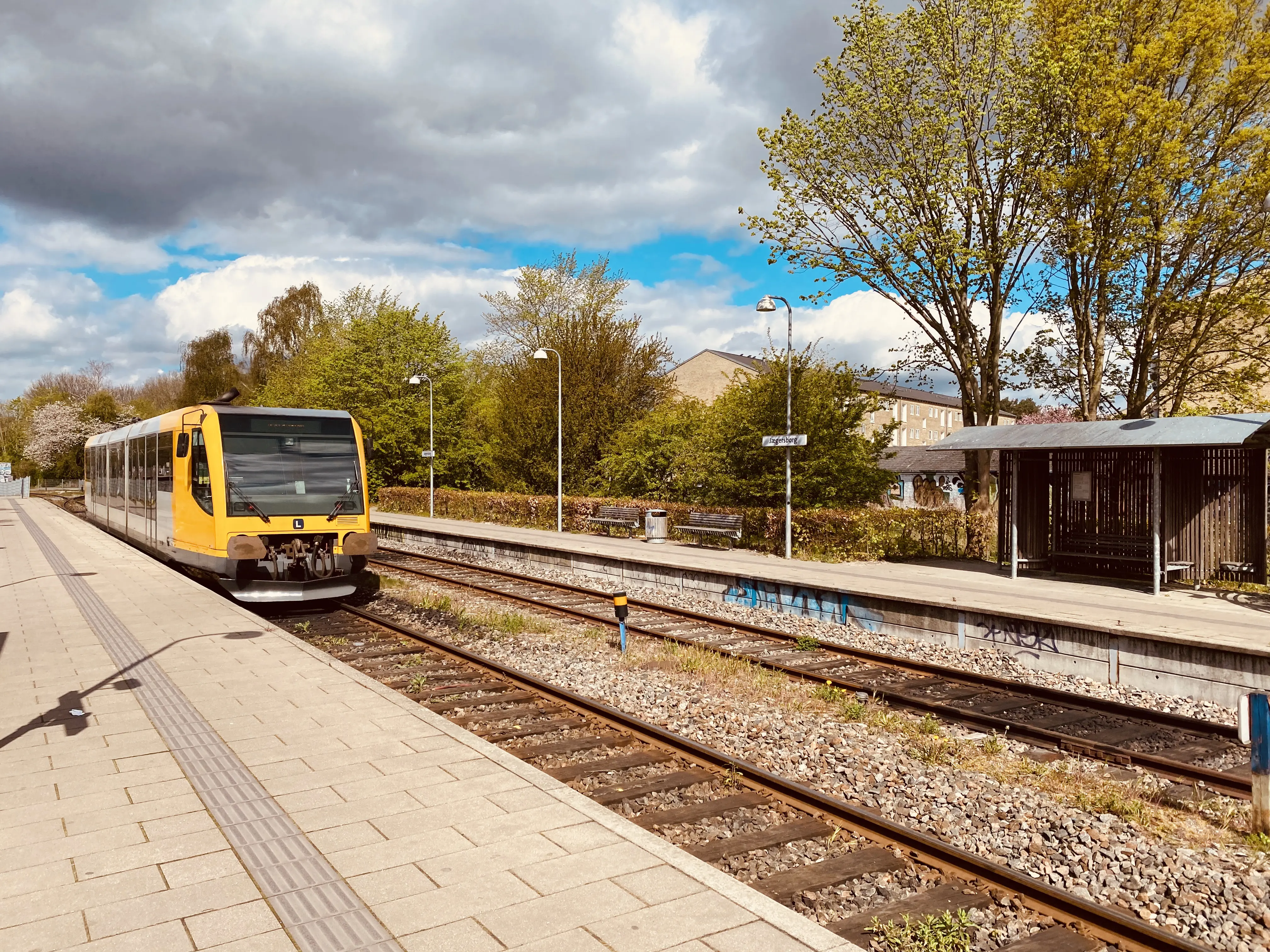 Billede af Jægersborg Lokalbane Station. Billede af Jægersborg Lokalbane Station.