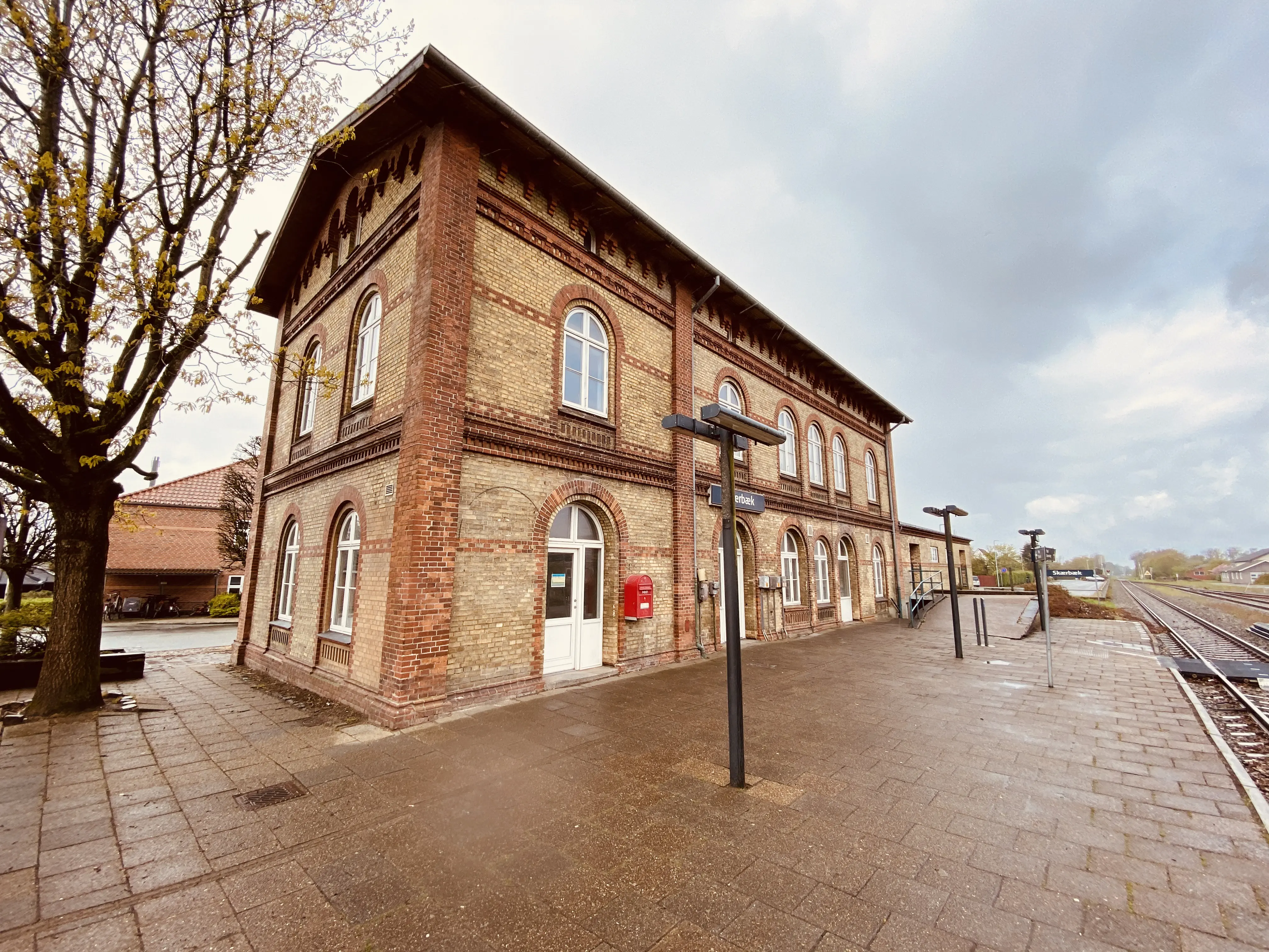 Billede af Skærbæk Station.