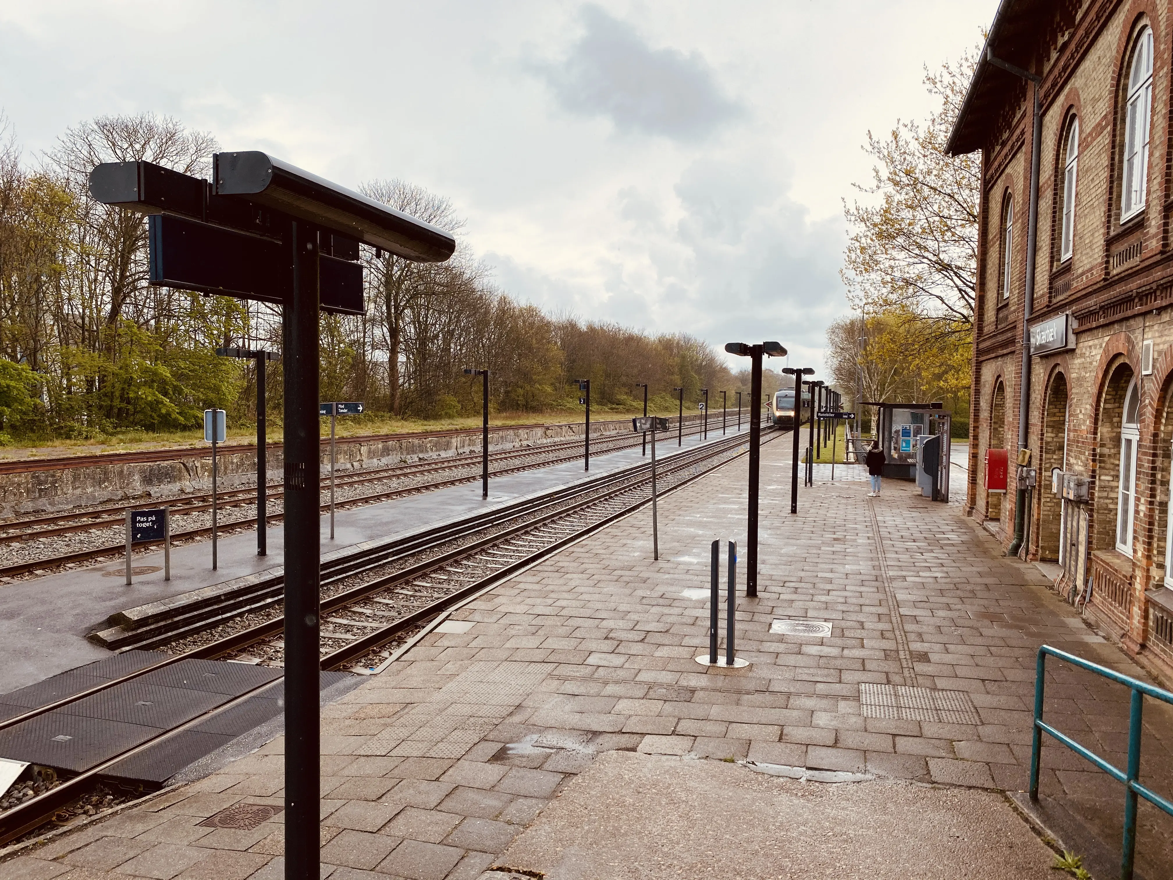 Billede af Skærbæk Station. Billede af Skærbæk Station.