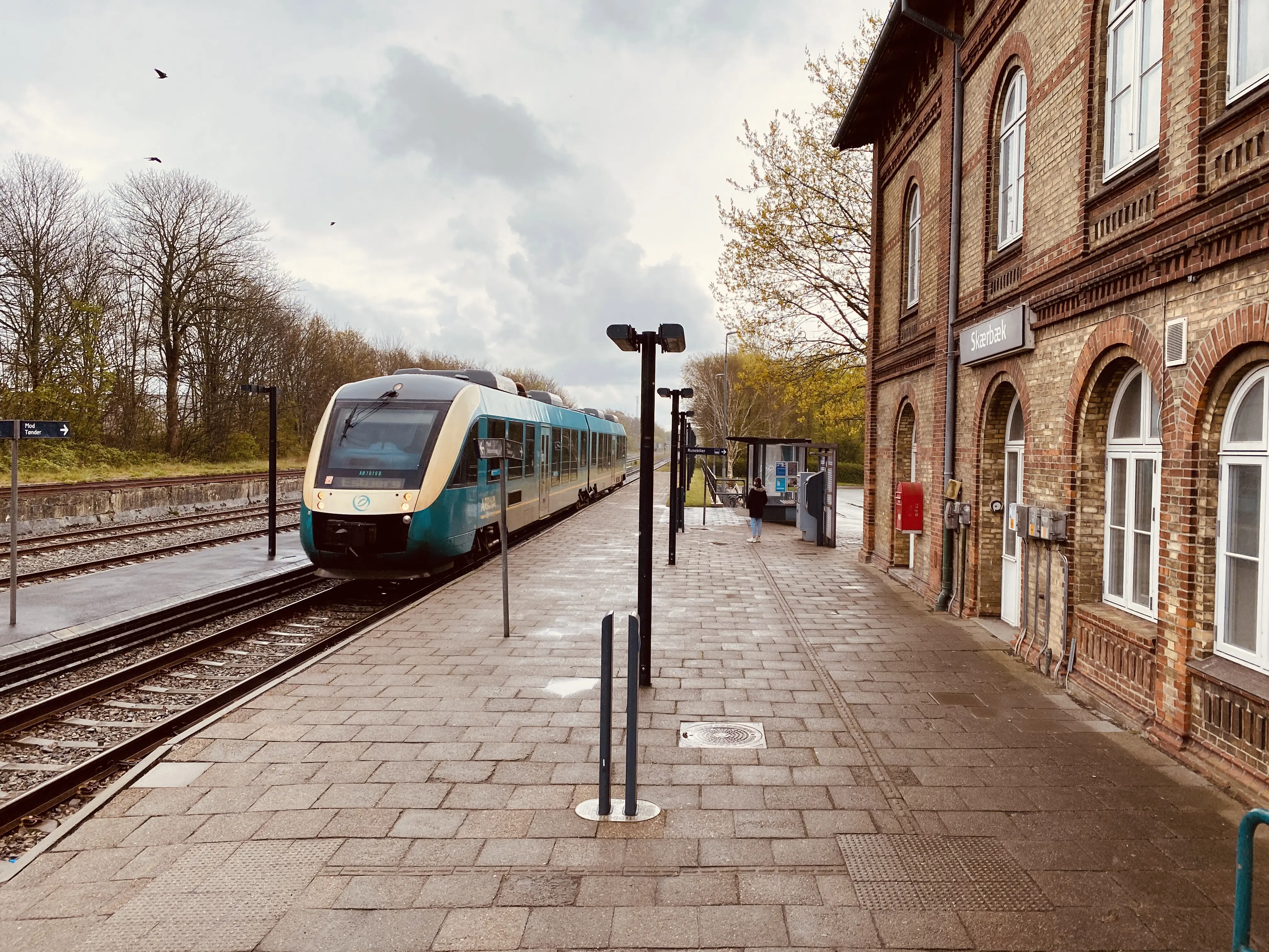 Billede af Skærbæk Station. Billede af Skærbæk Station.