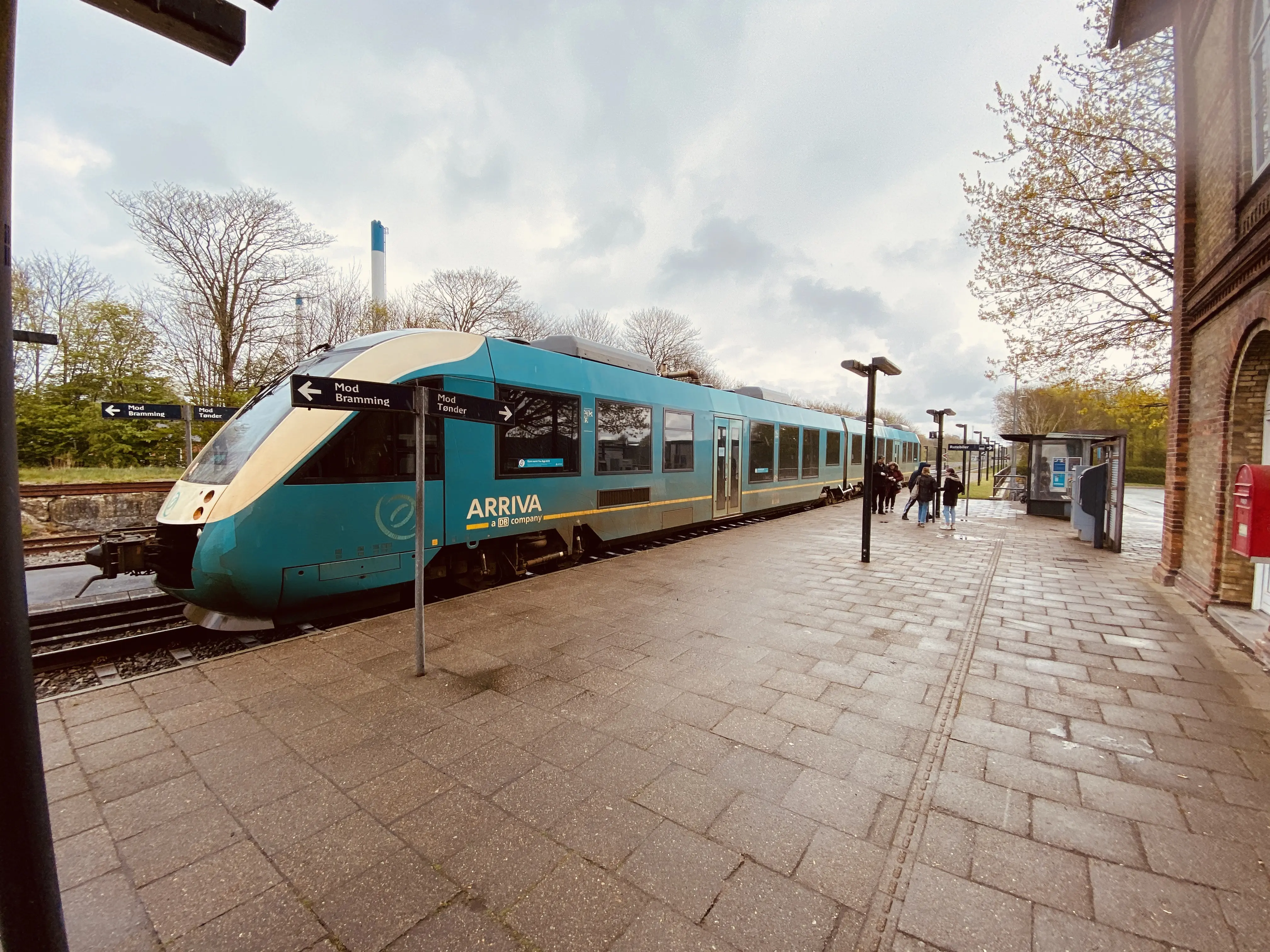 Billede af Skærbæk Station. Billede af Skærbæk Station.