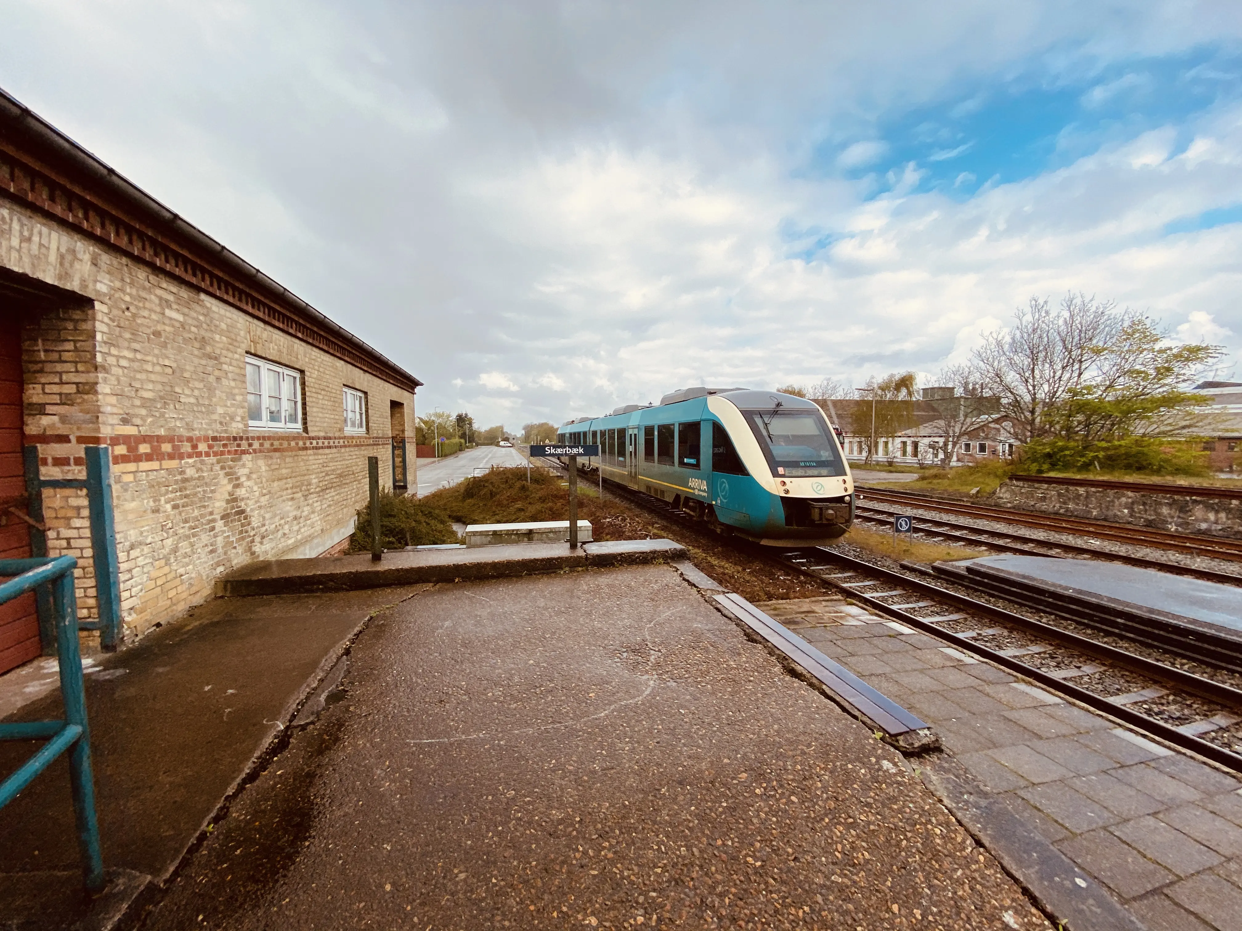 Billede af Skærbæk Station. Billede af Skærbæk Station.