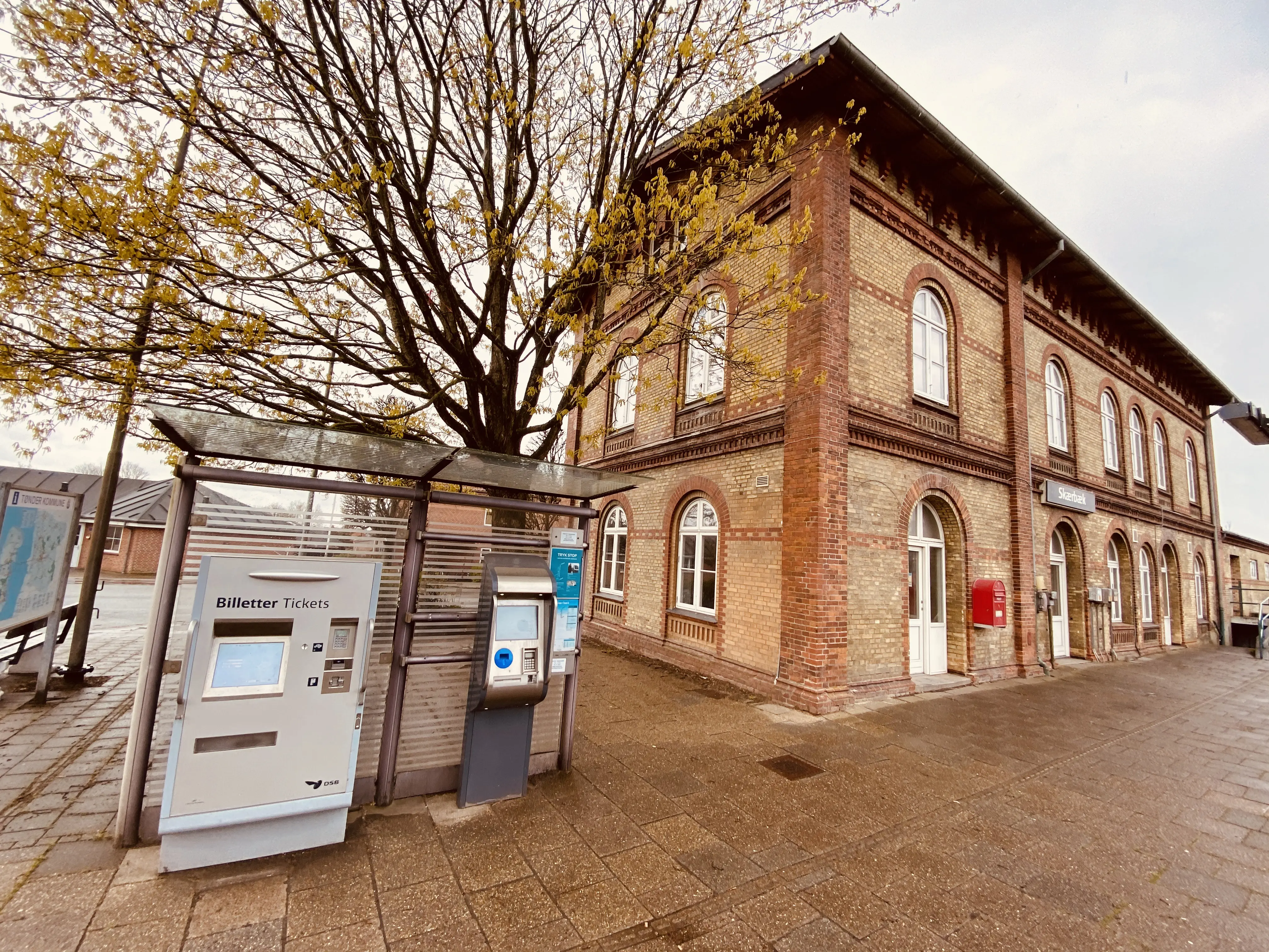Billede af Skærbæk Station. Billede af Skærbæk Station.