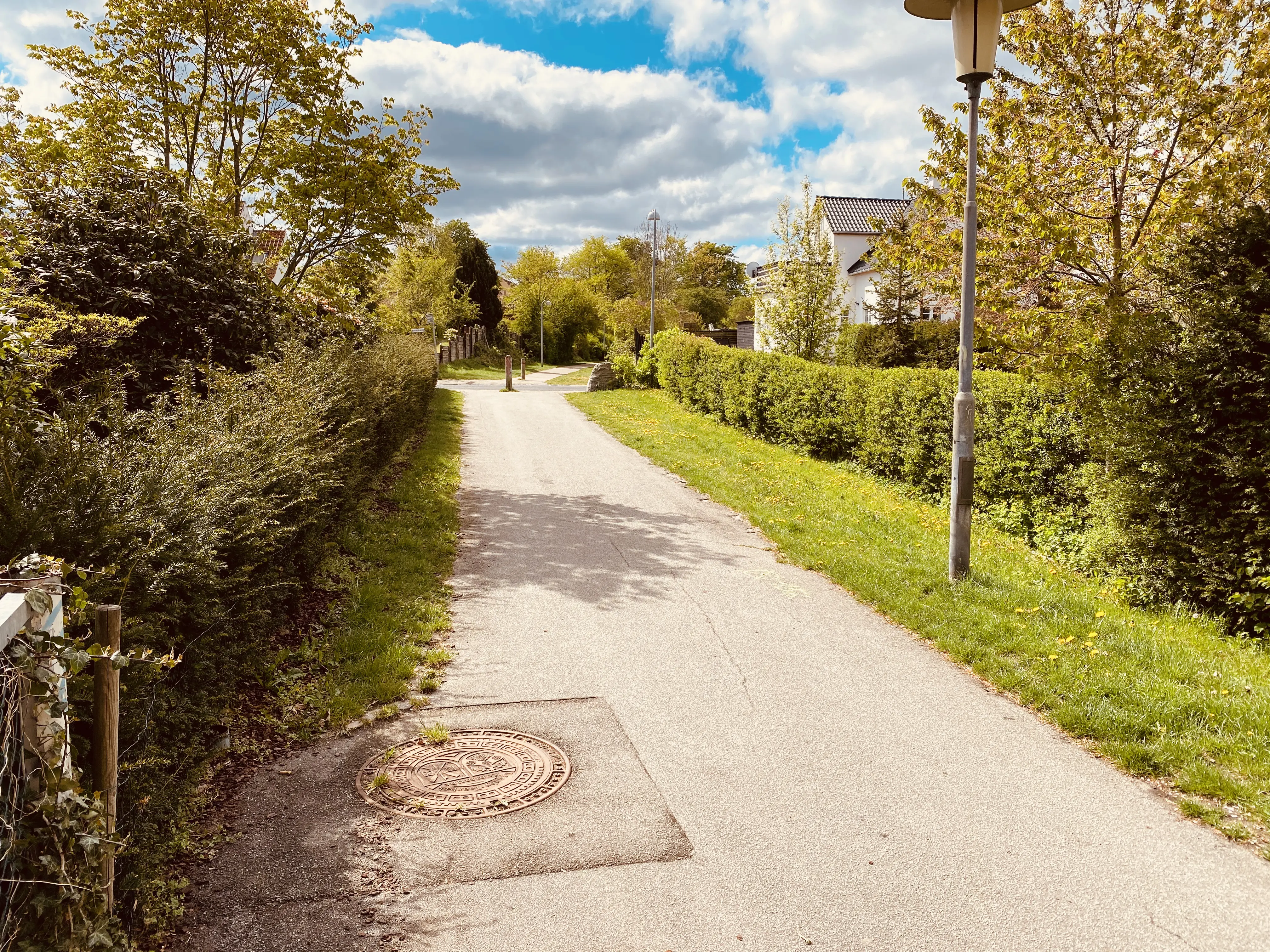 Billede af Præstevangen Trinbræt, som er nedrevet, men det har ligget her. Billede af Præstevangen Trinbræt, som er nedrevet, men det har ligget her.