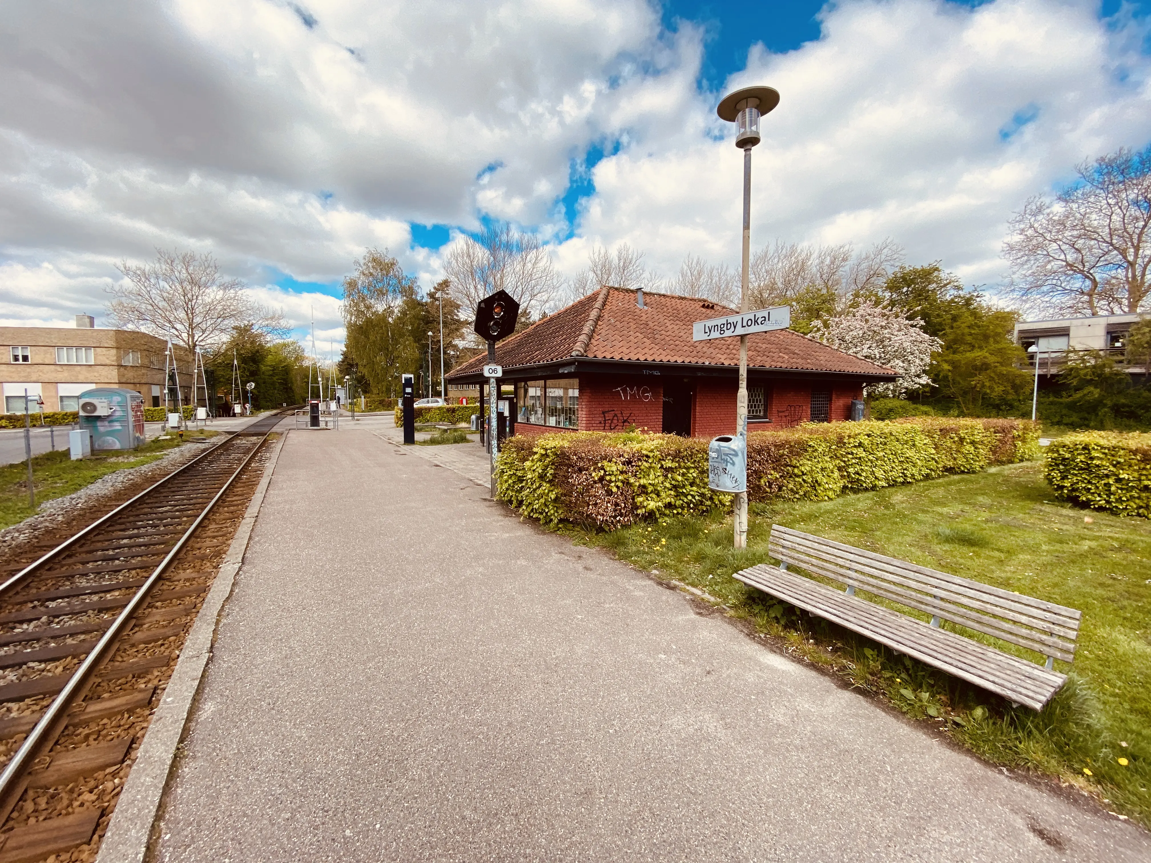 Billede af Lyngby Lokal Station.