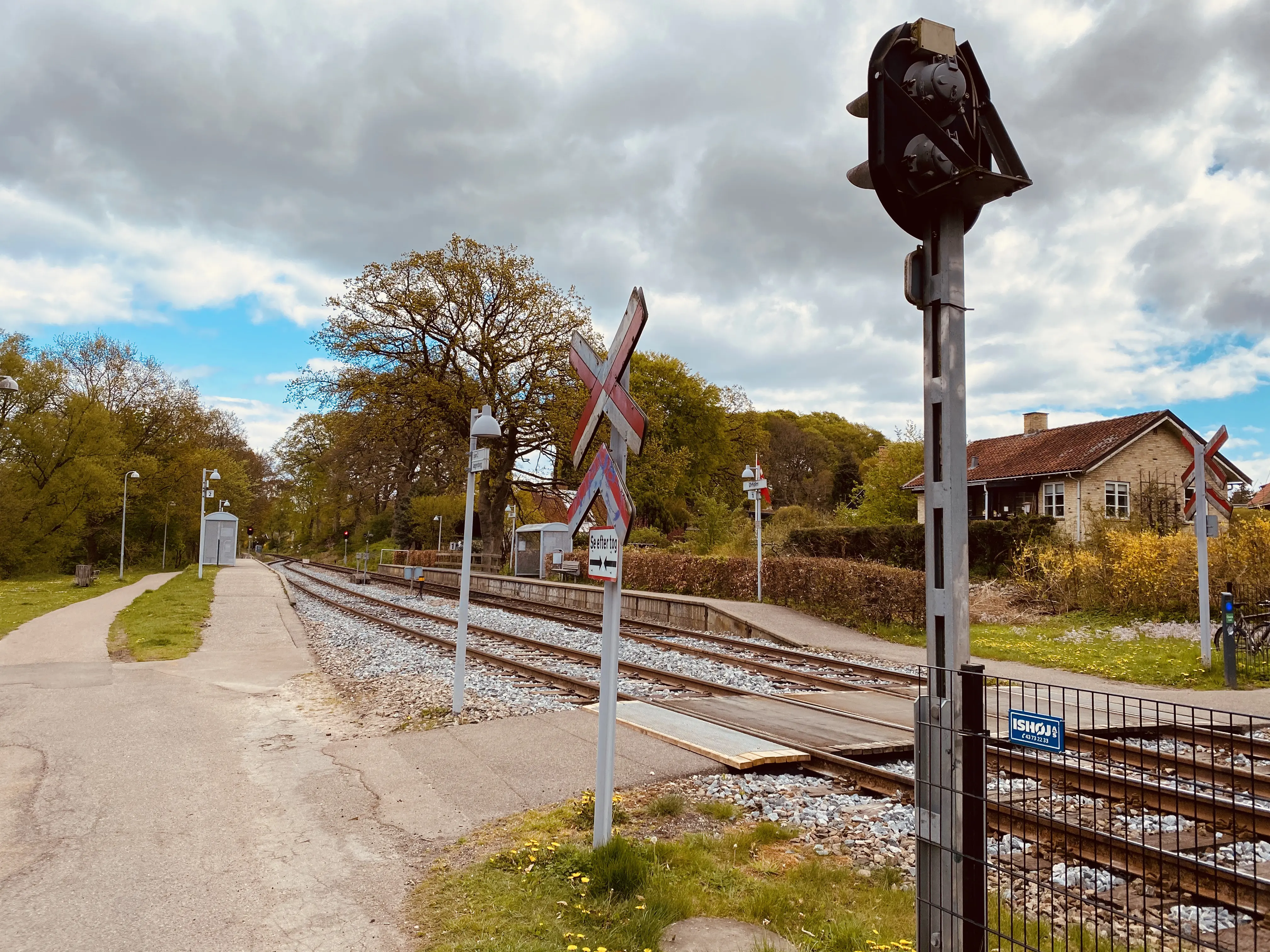 Billede af Ørholm Holdeplads.