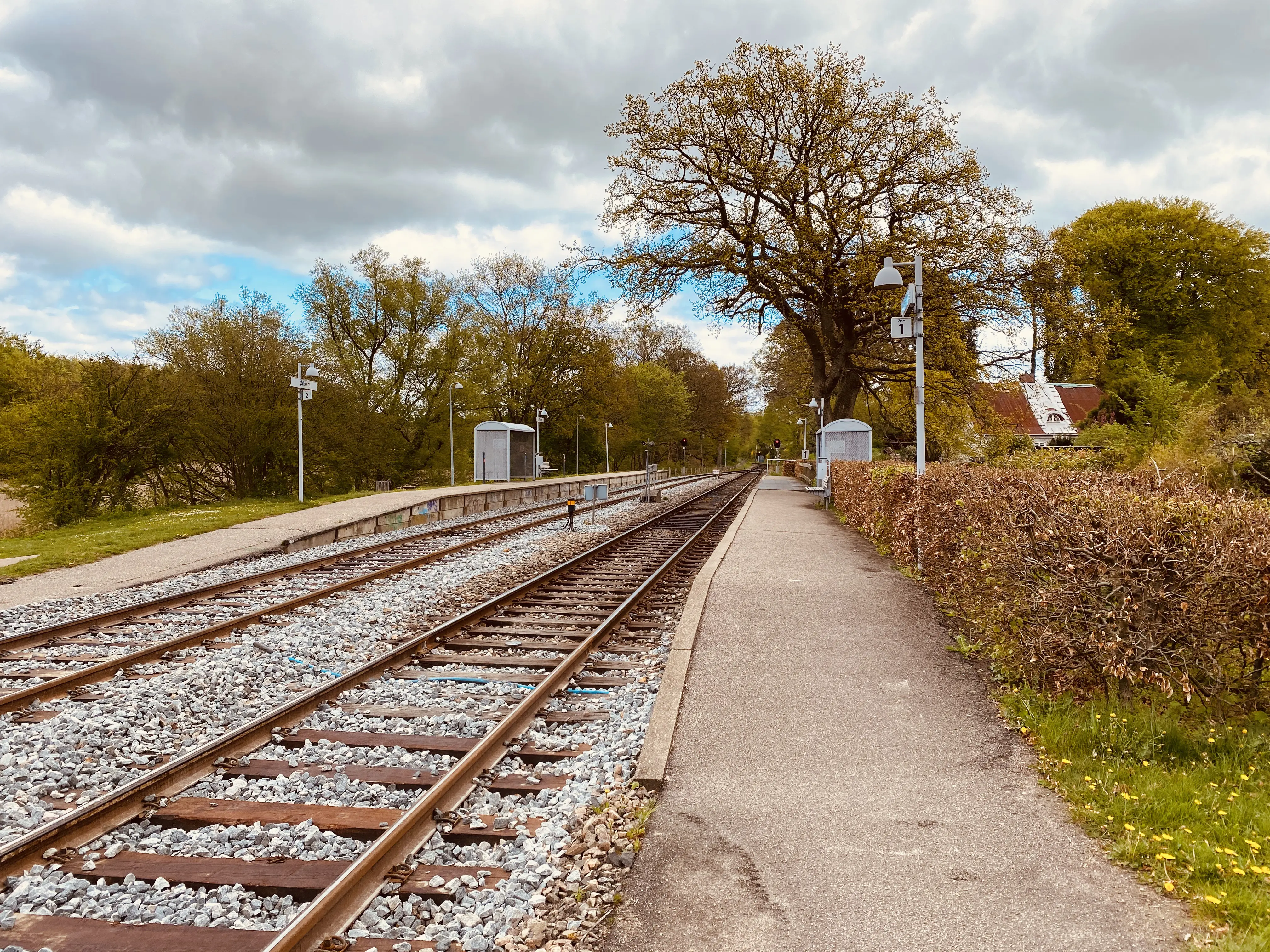 Billede af Ørholm Holdeplads.