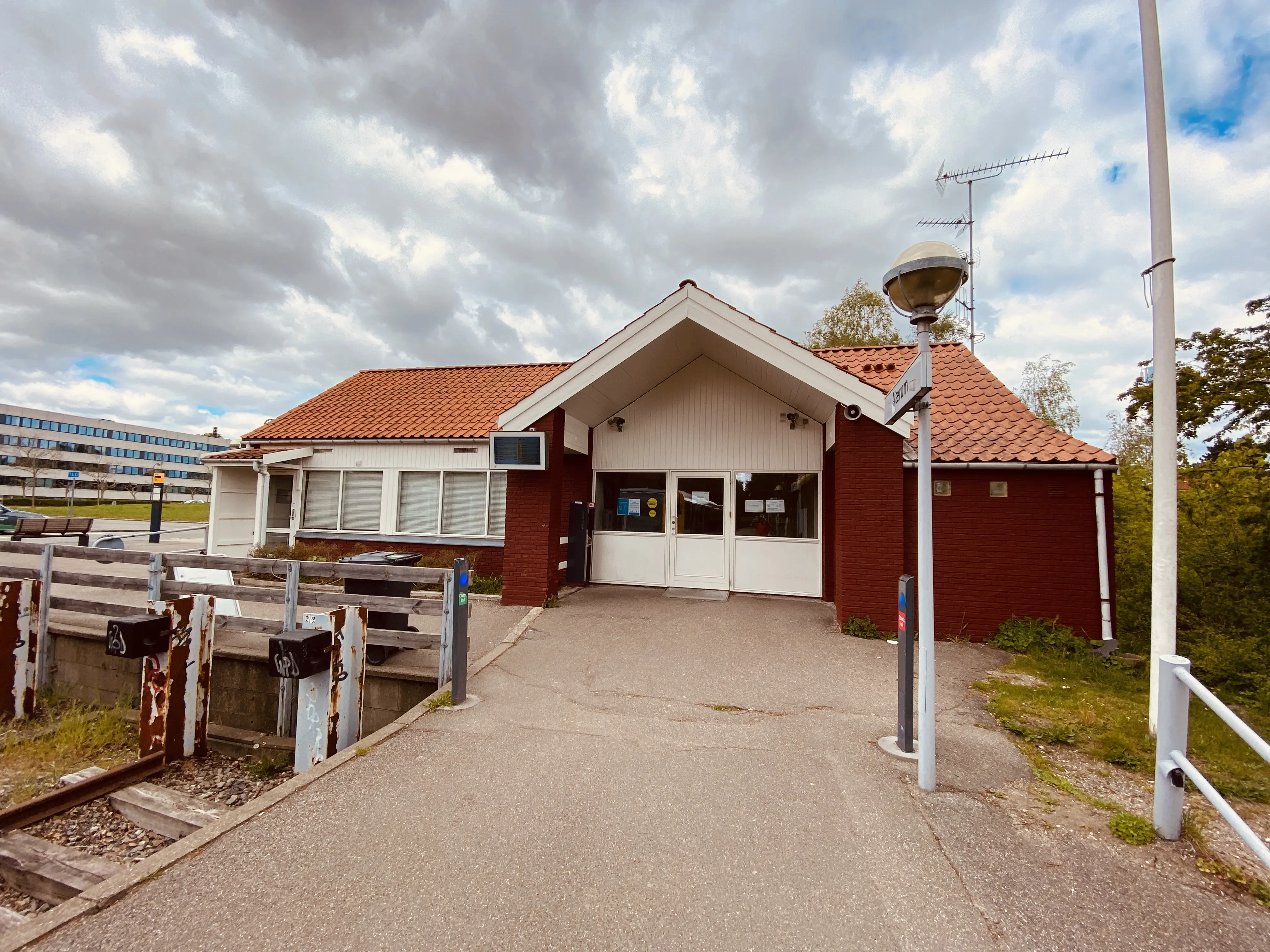 Billede af Nærum Station.