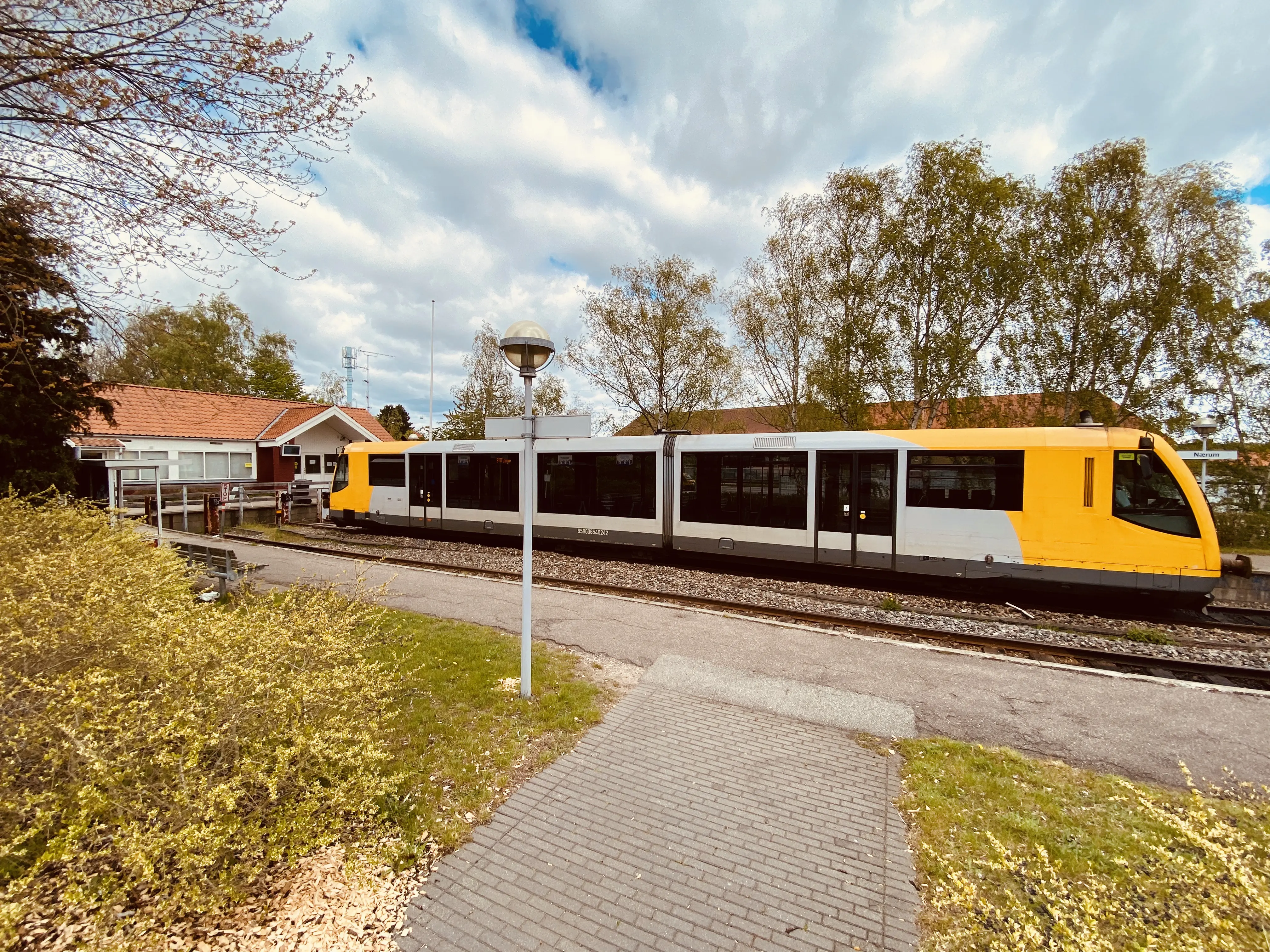 Billede af Nærum Station.