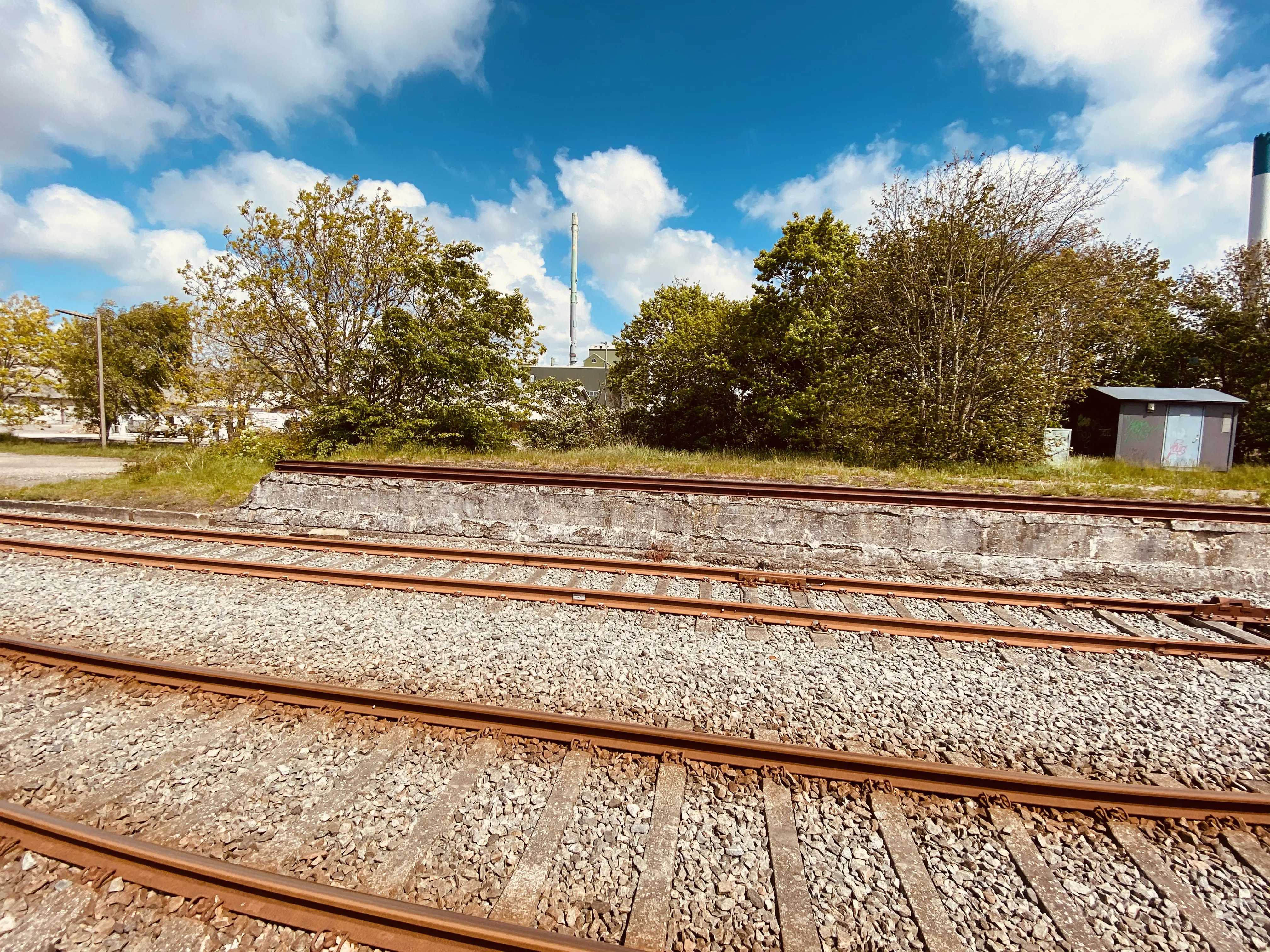 Billede af Skærbæk Stations læssekant. Billede af Skærbæk Stations læssekant.