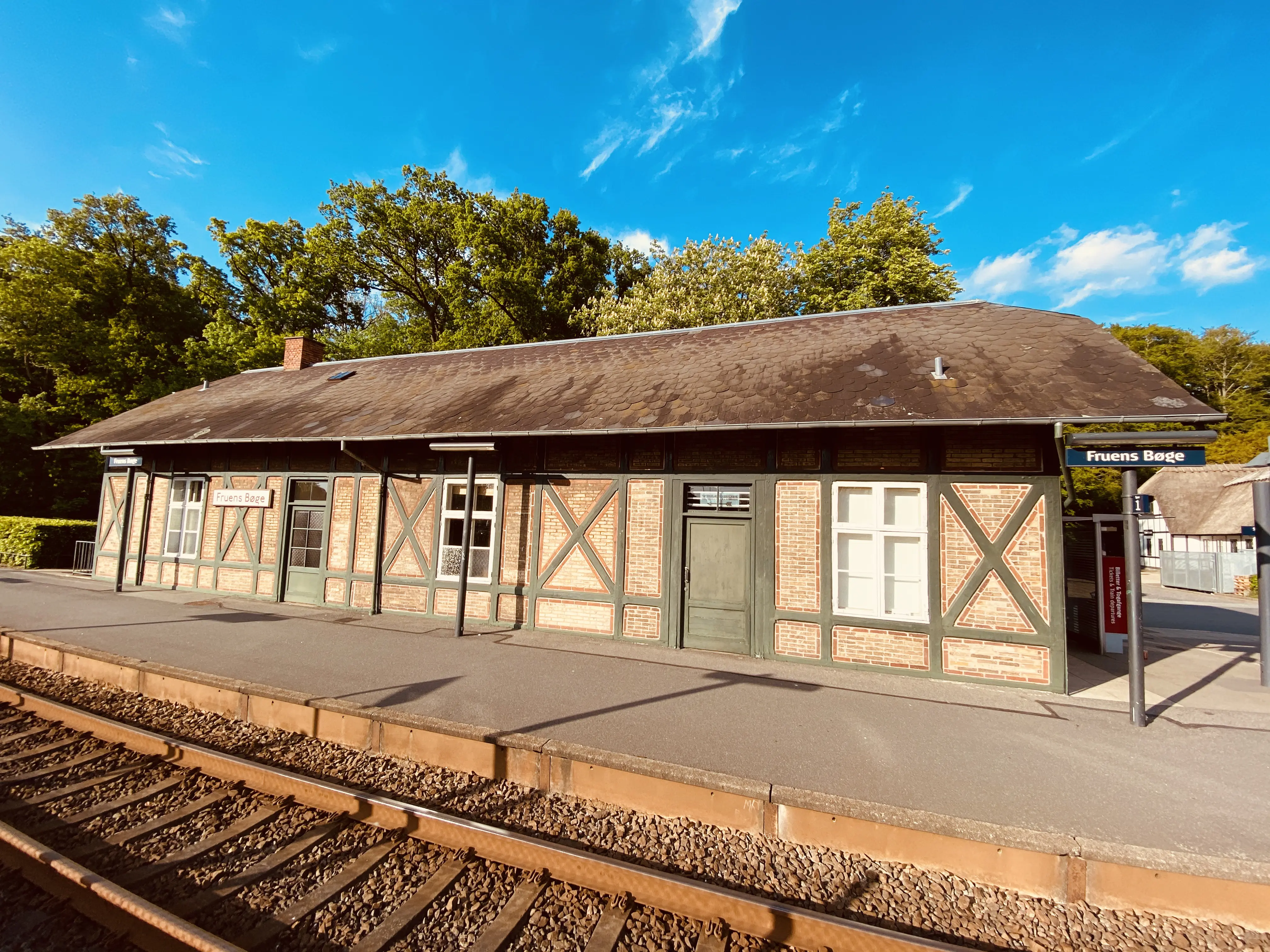 Billede af Fruens Bøge Station.