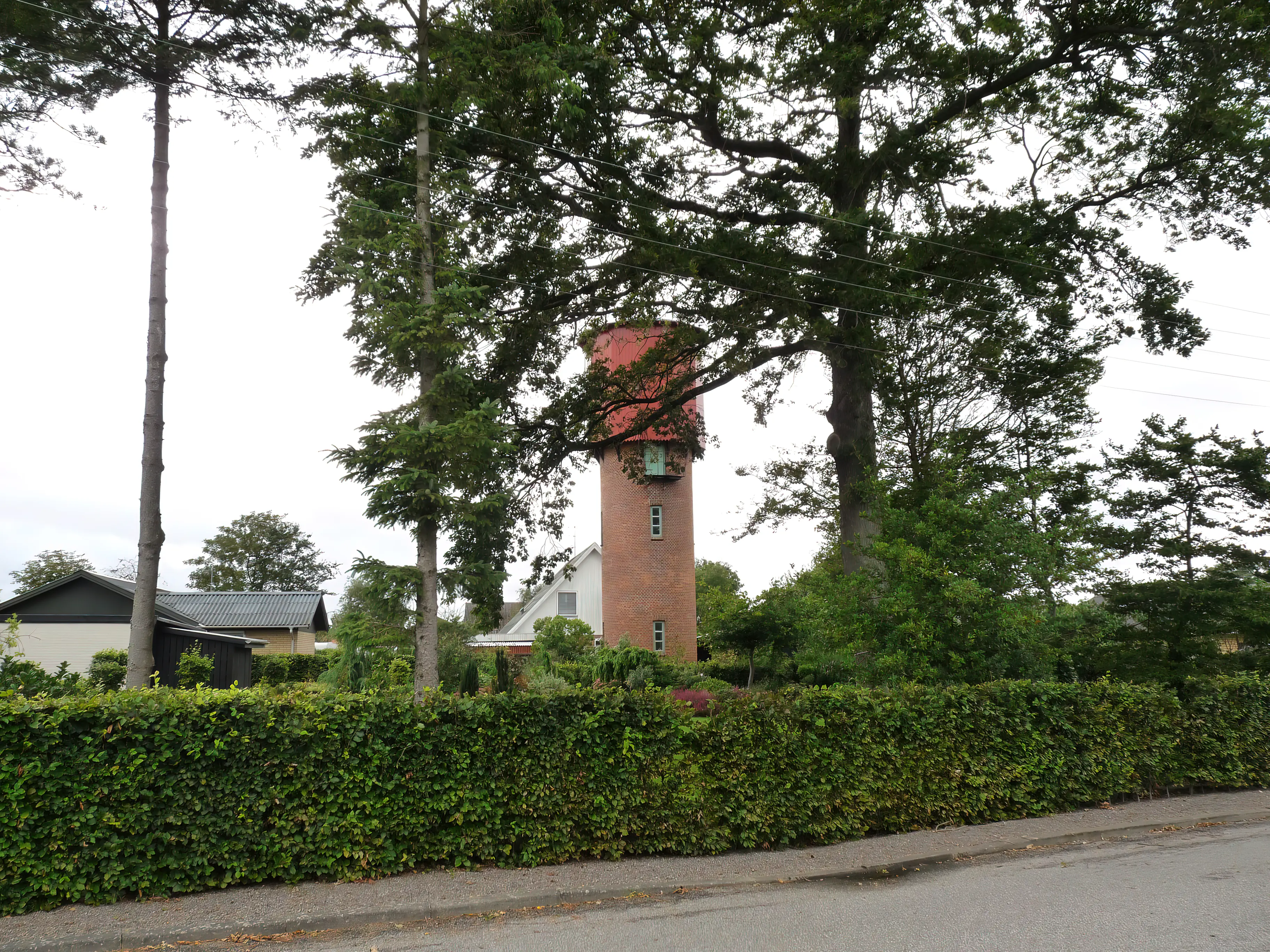 Billede af Østerild Stations vandtårn.