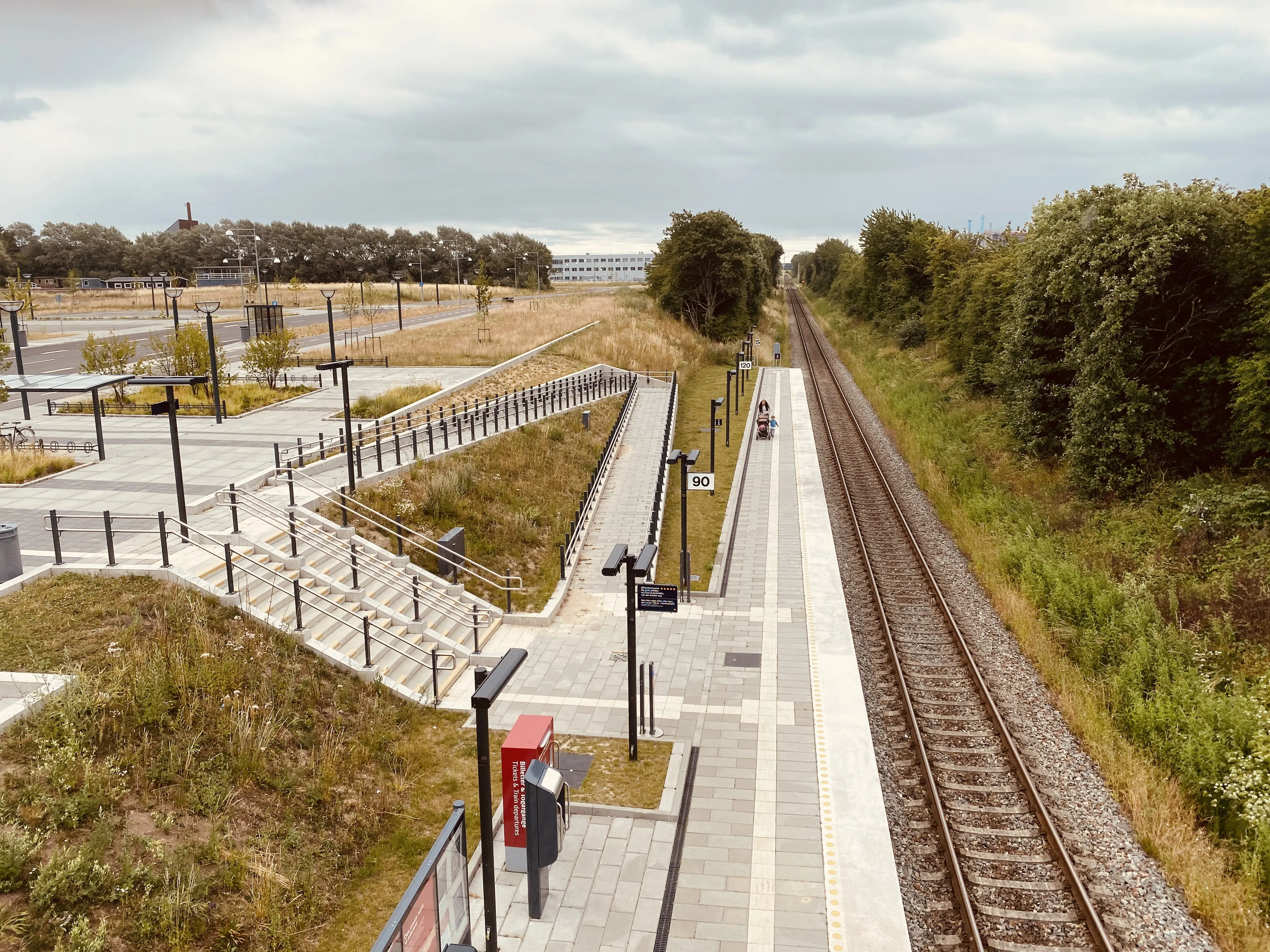 Billede af Kalundborg Øst Trinbræt. Billede af Kalundborg Øst Trinbræt.