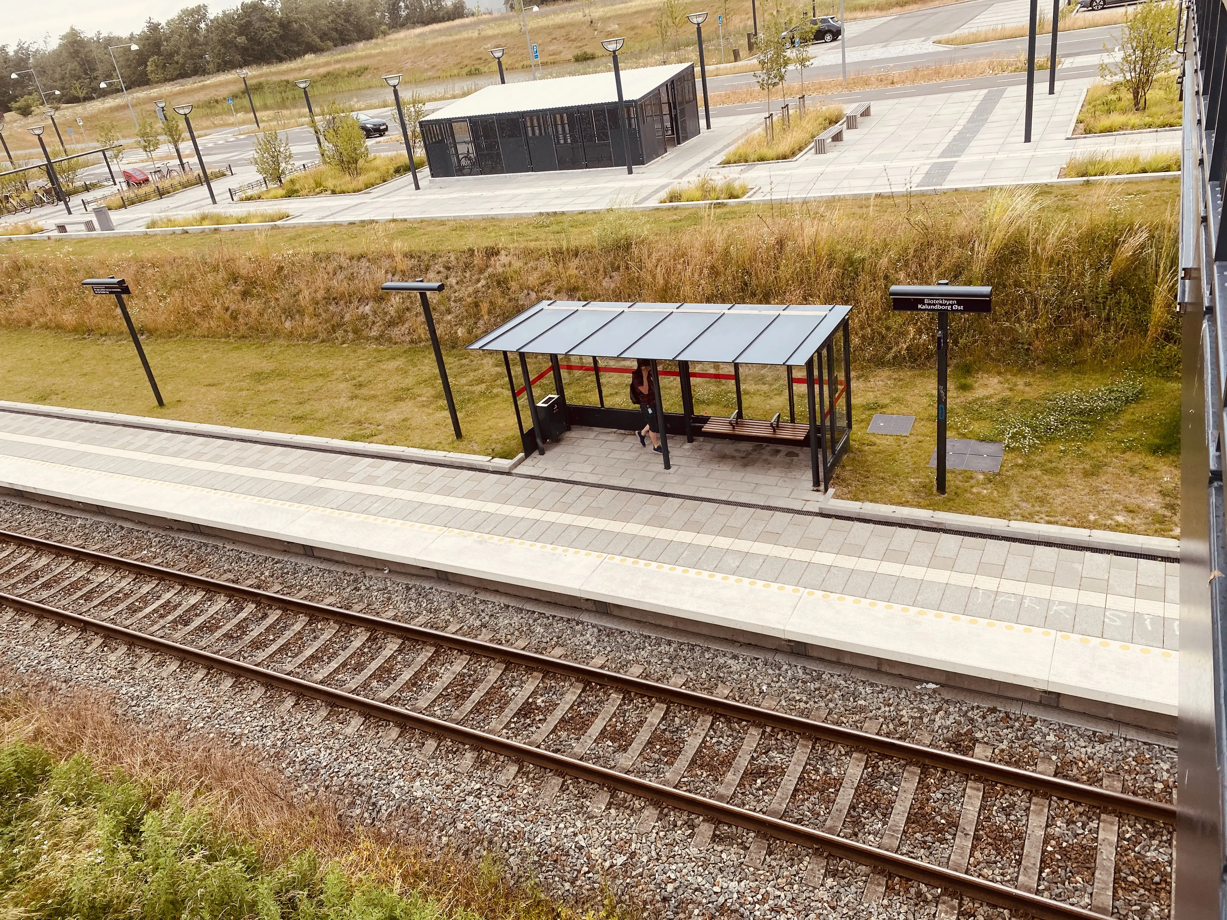 Billede af Kalundborg Øst Trinbræt. Billede af Kalundborg Øst Trinbræt.