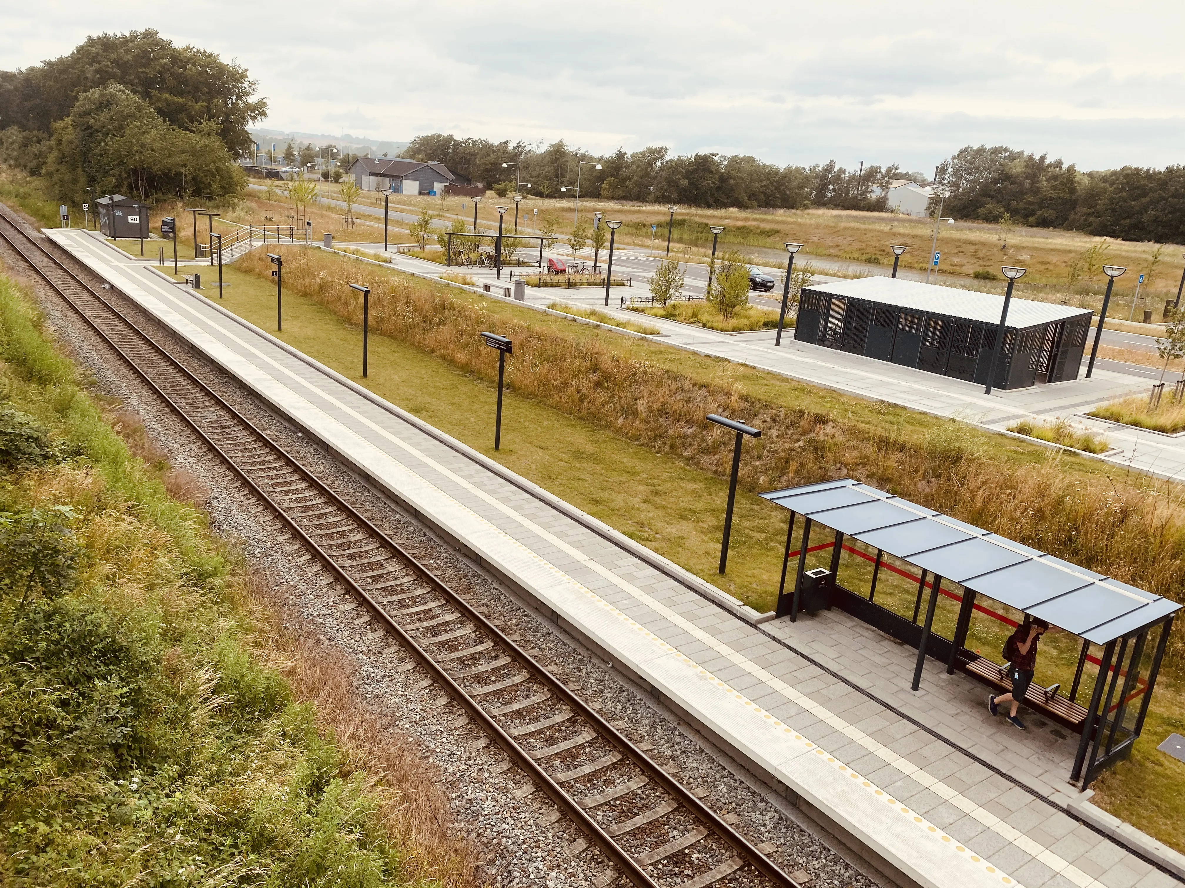Billede af Kalundborg Øst Trinbræt. Billede af Kalundborg Øst Trinbræt.