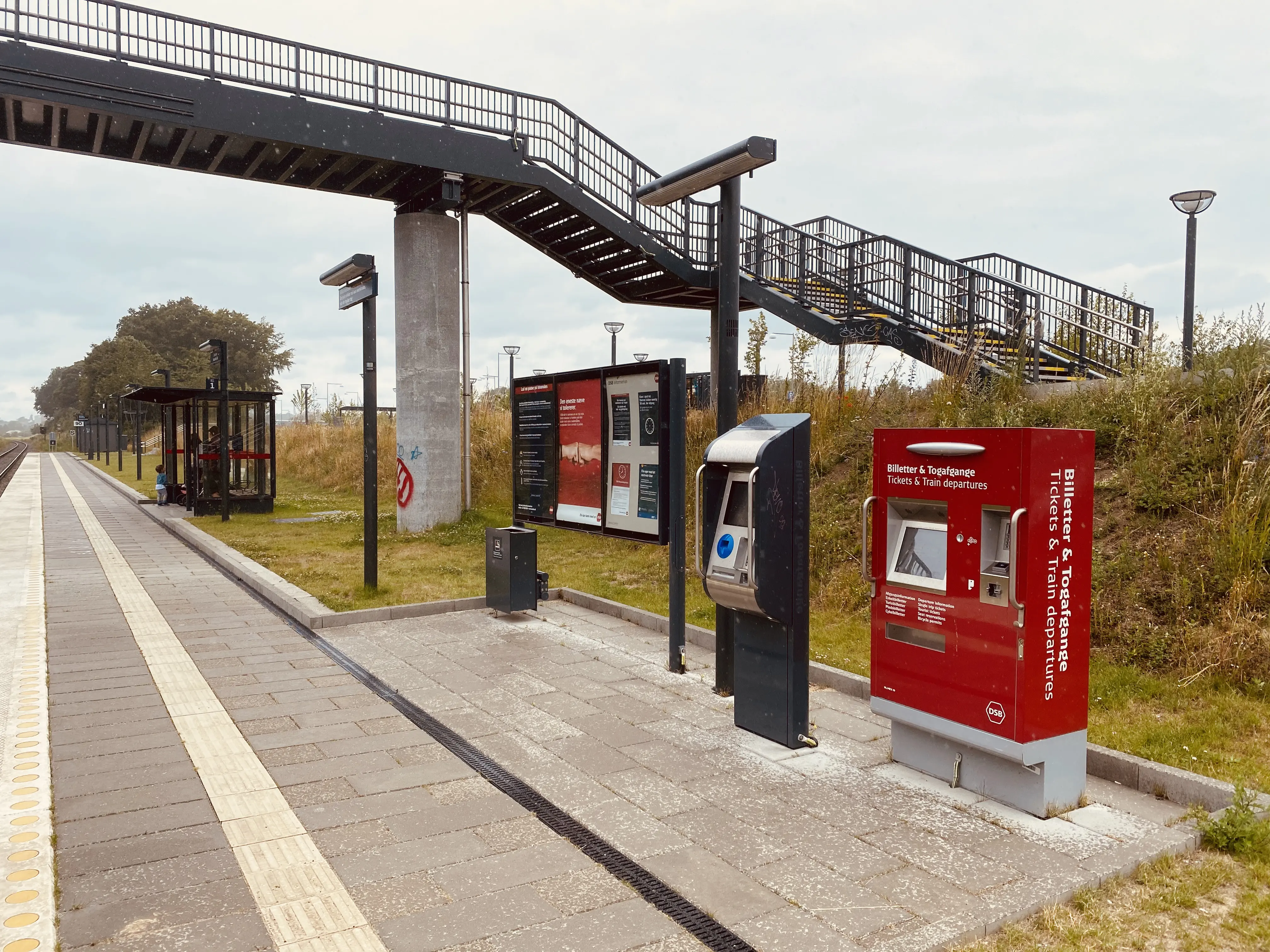 Billede af Kalundborg Øst Trinbræt. Billede af Kalundborg Øst Trinbræt.