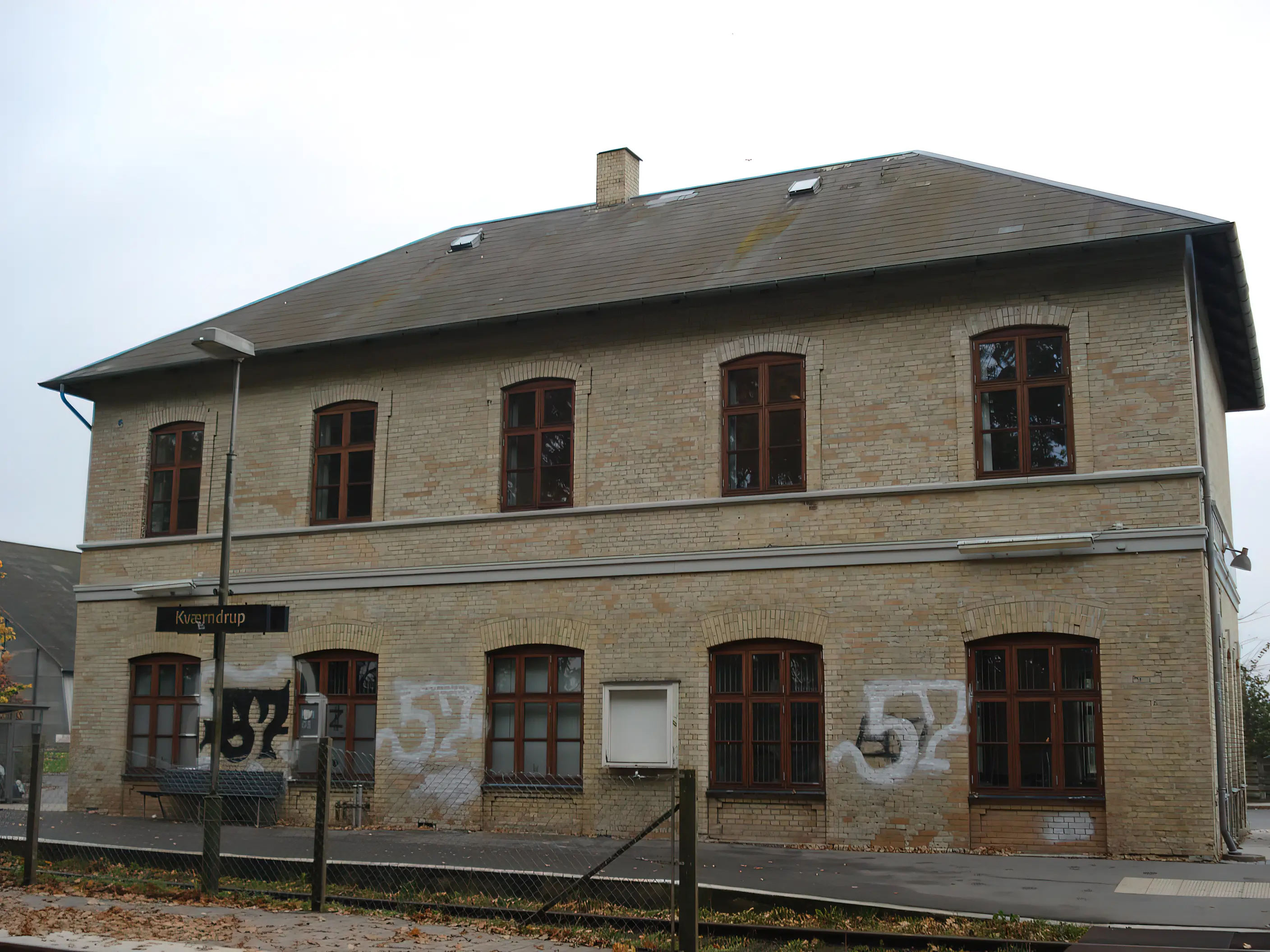 Billede af Kværndrup Station.