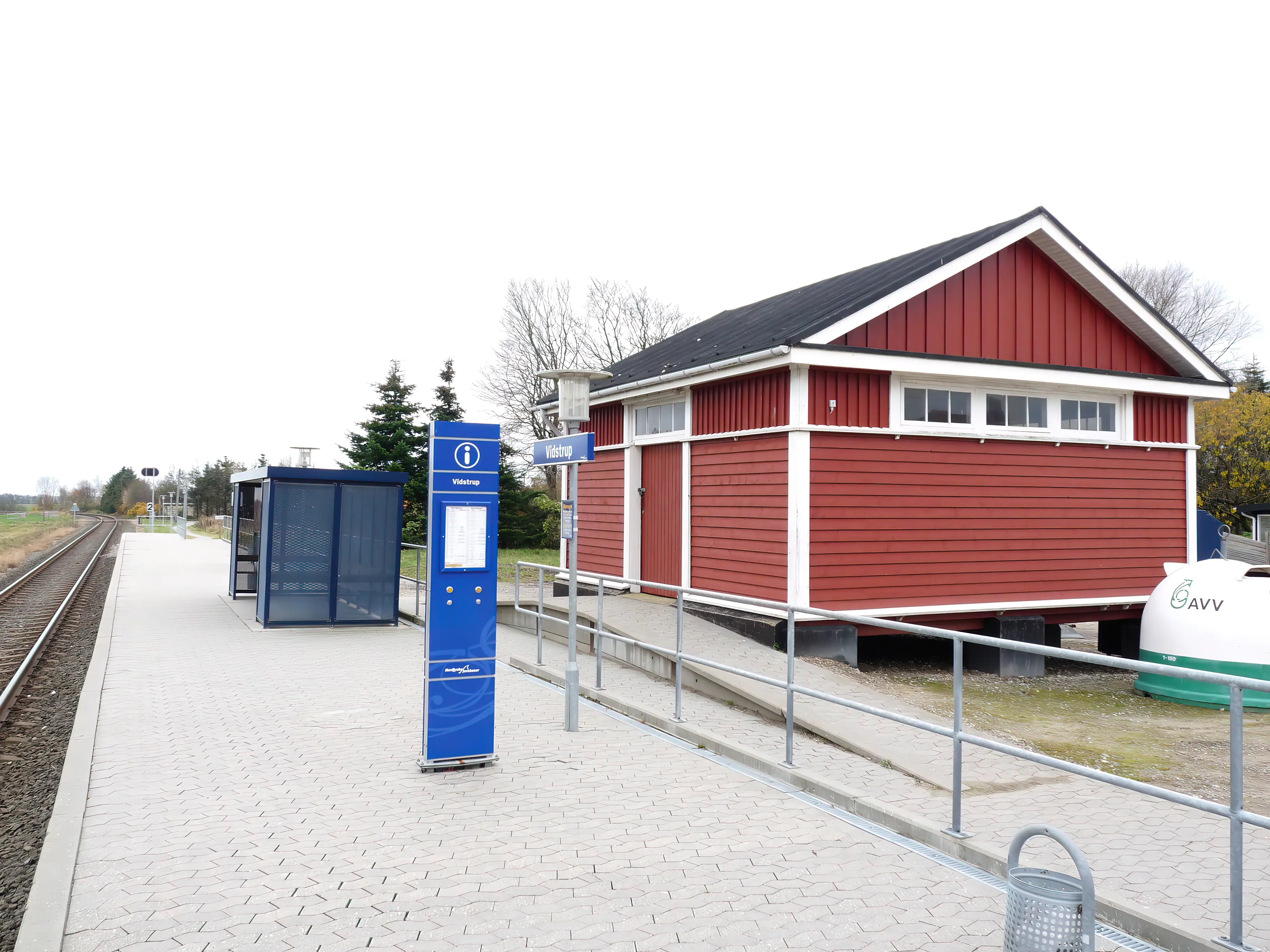 Billede af Vidstrup Stations pakhus. Billede af Vidstrup Stations pakhus.