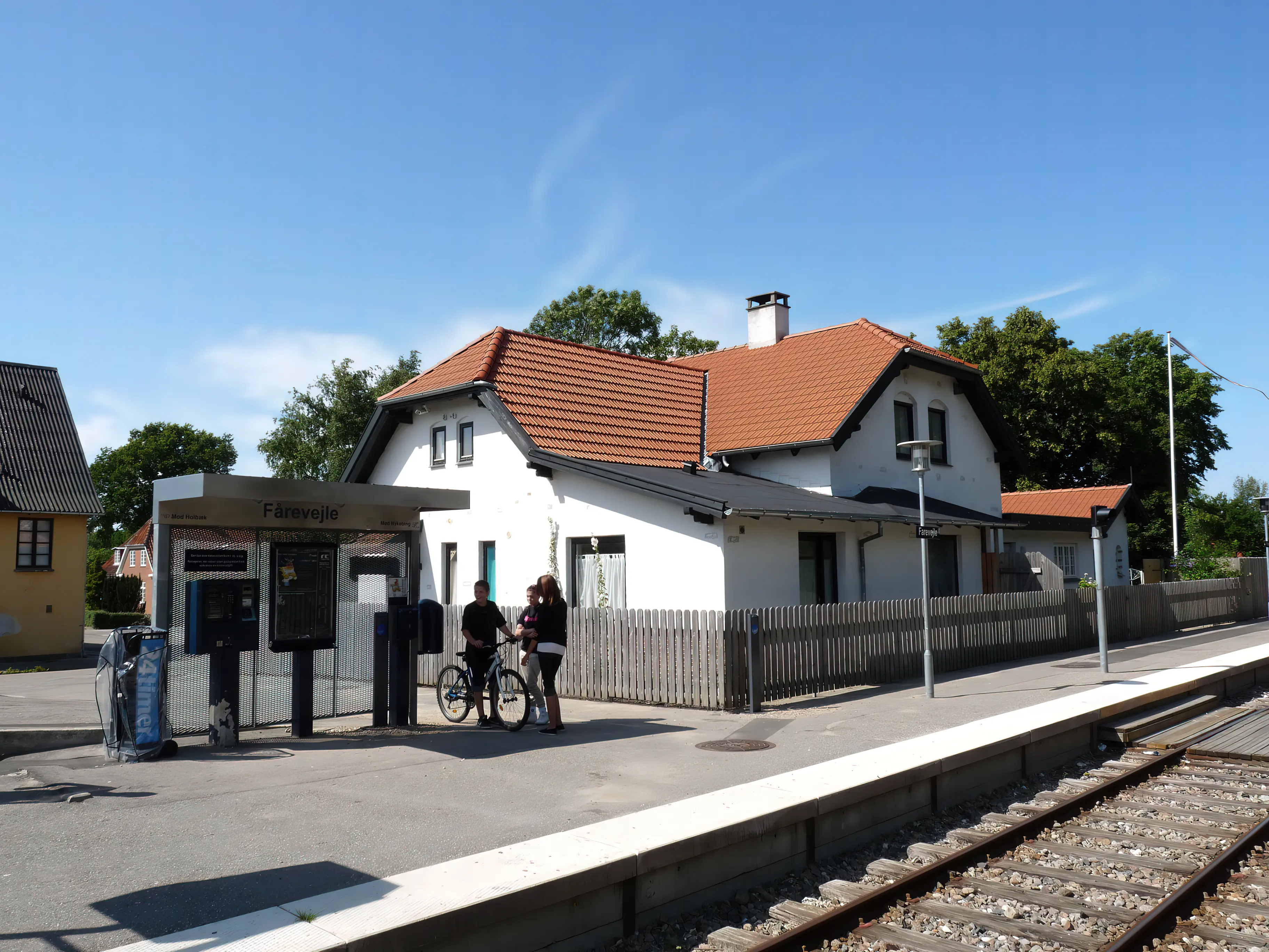 Billede af Fårevejle Station.