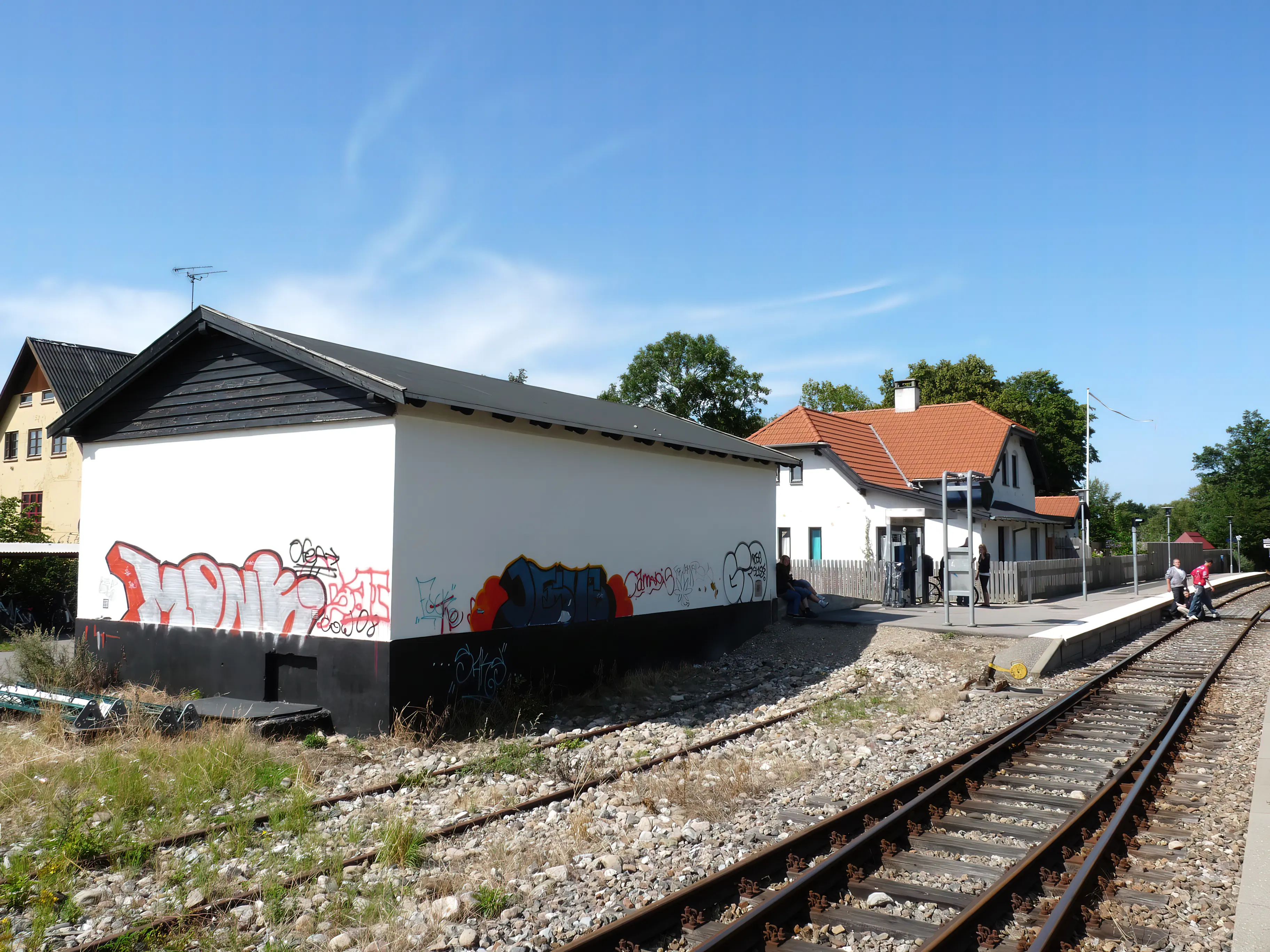Billede af Fårevejle Stations pakhus. Billede af Fårevejle Stations pakhus.