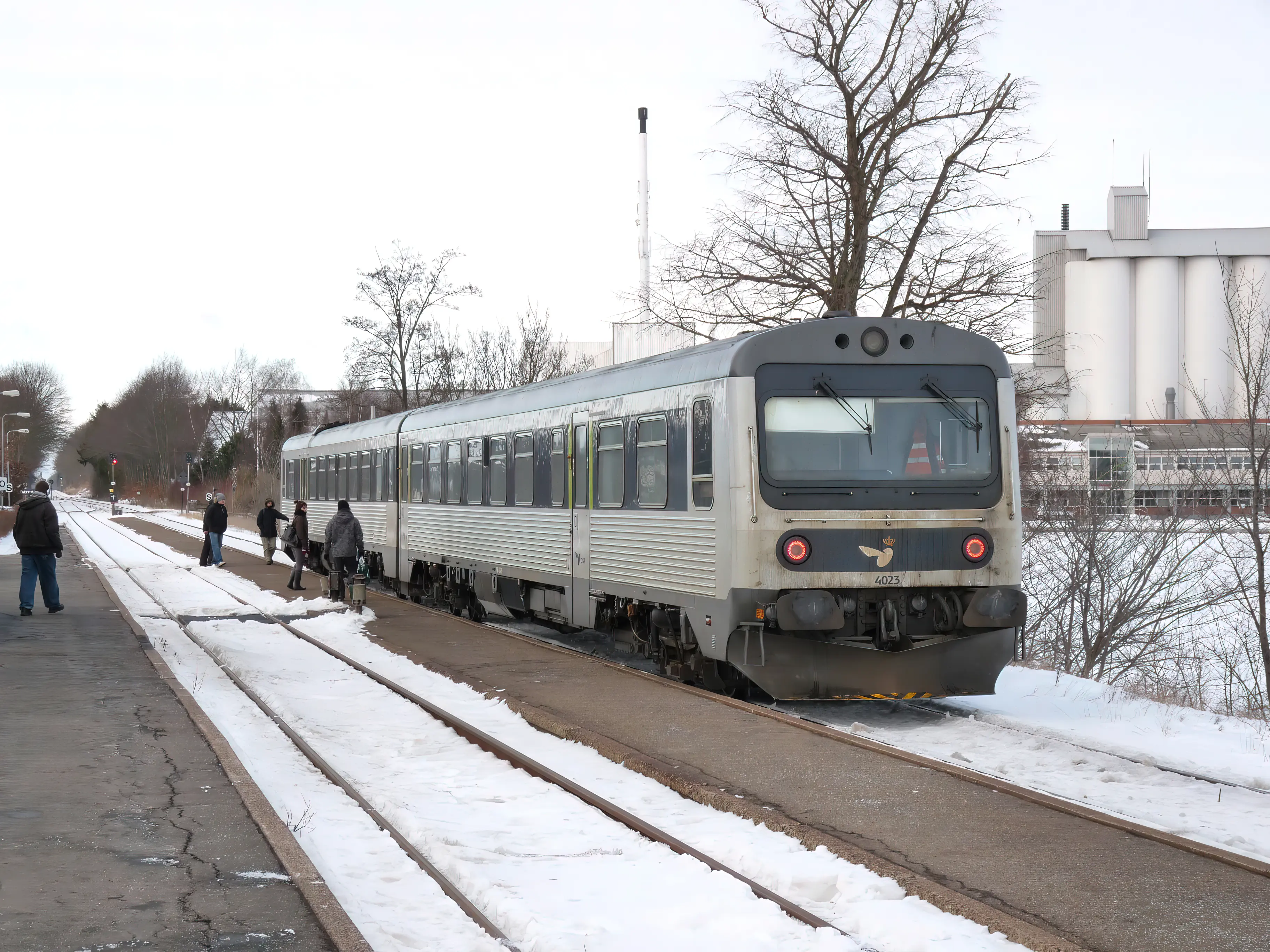 Billede af Gadstrup Stations ind og udkørsel. Billede af Gadstrup Stations ind og udkørsel.