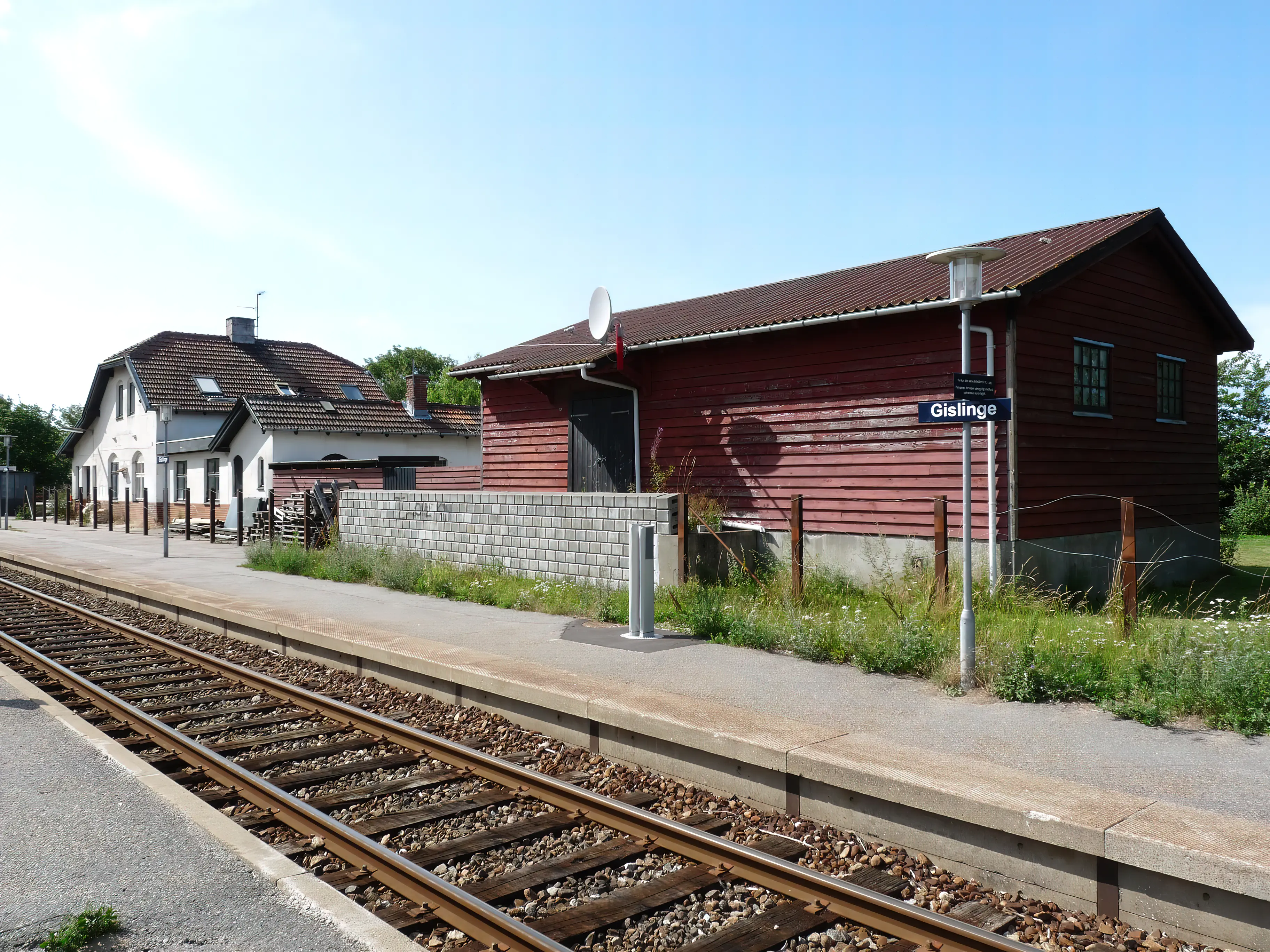 Billede af Gislinge Stations pakhus.