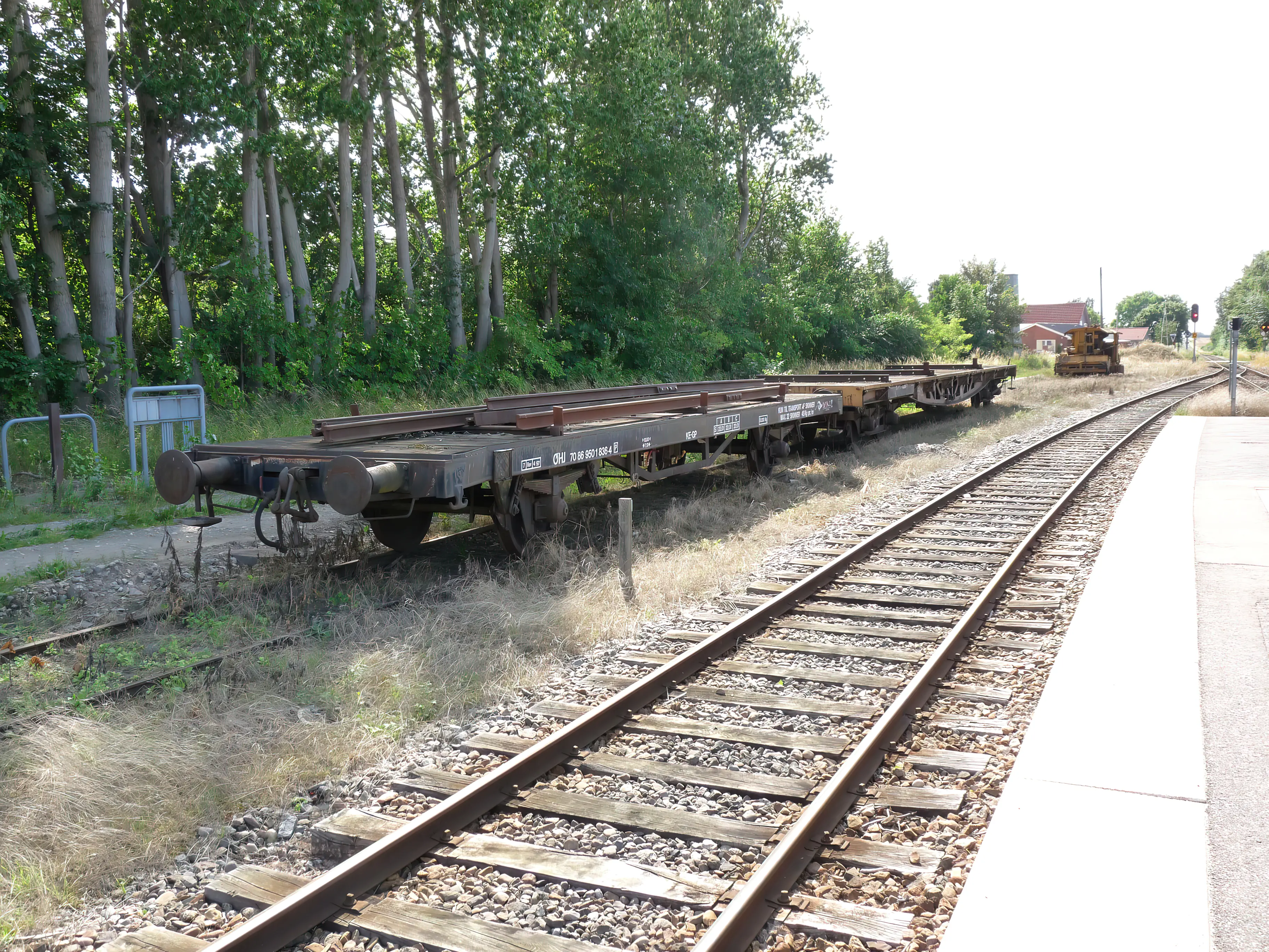 Billede af Gislinge Stations sporareal. Billede af Gislinge Stations sporareal.