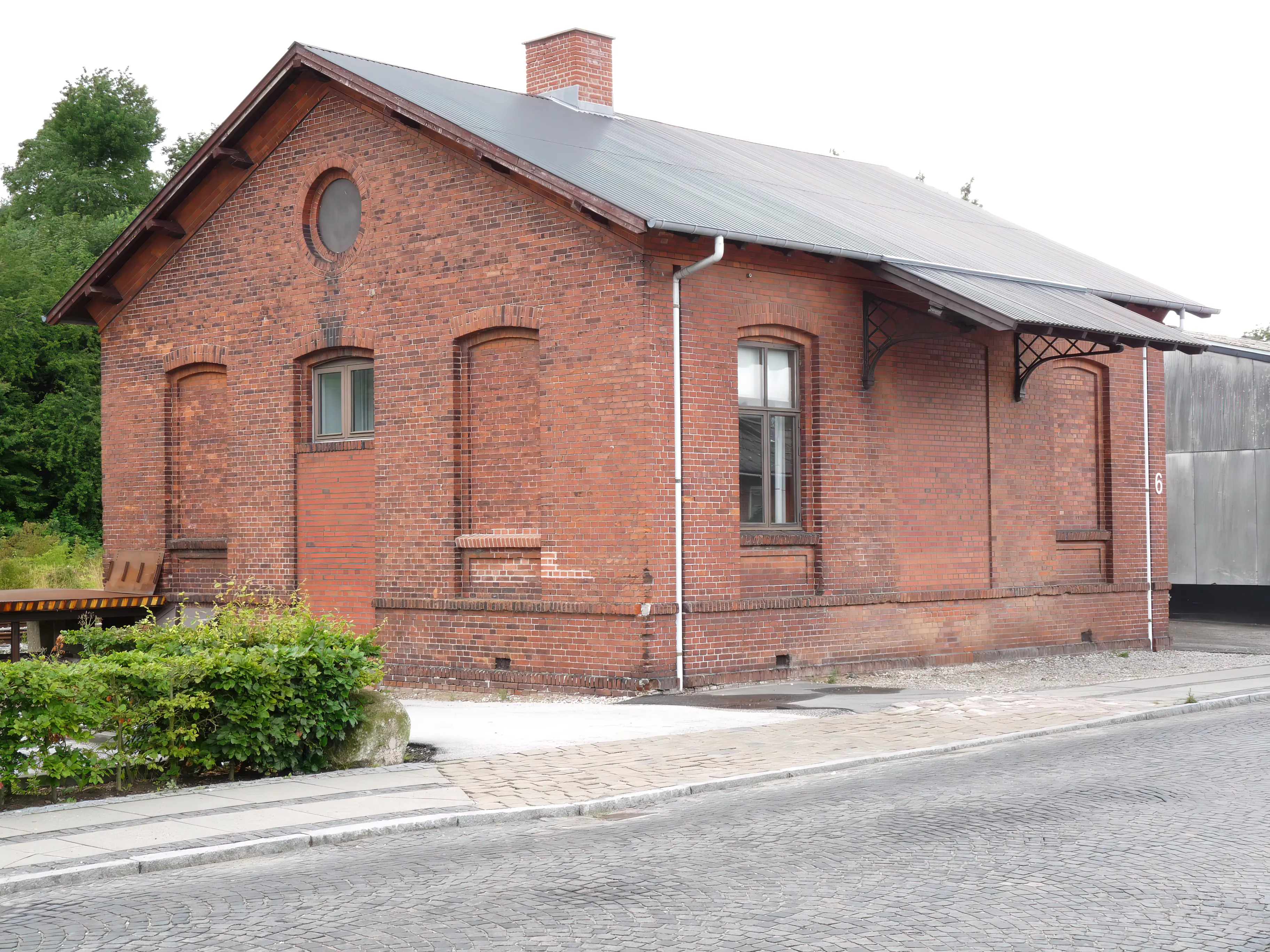 Billede af Hobro Stations pakhus. Billede af Hobro Stations pakhus.