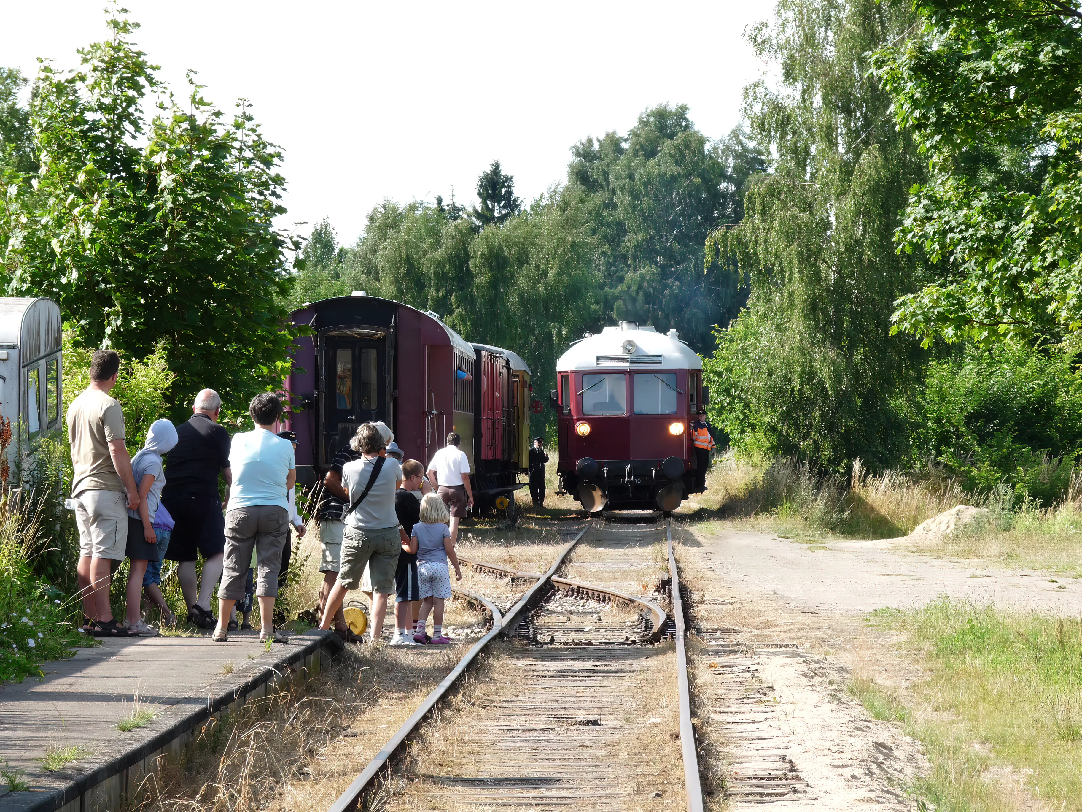 Billede af Korinth Stations sporareal. Billede af Korinth Stations sporareal.