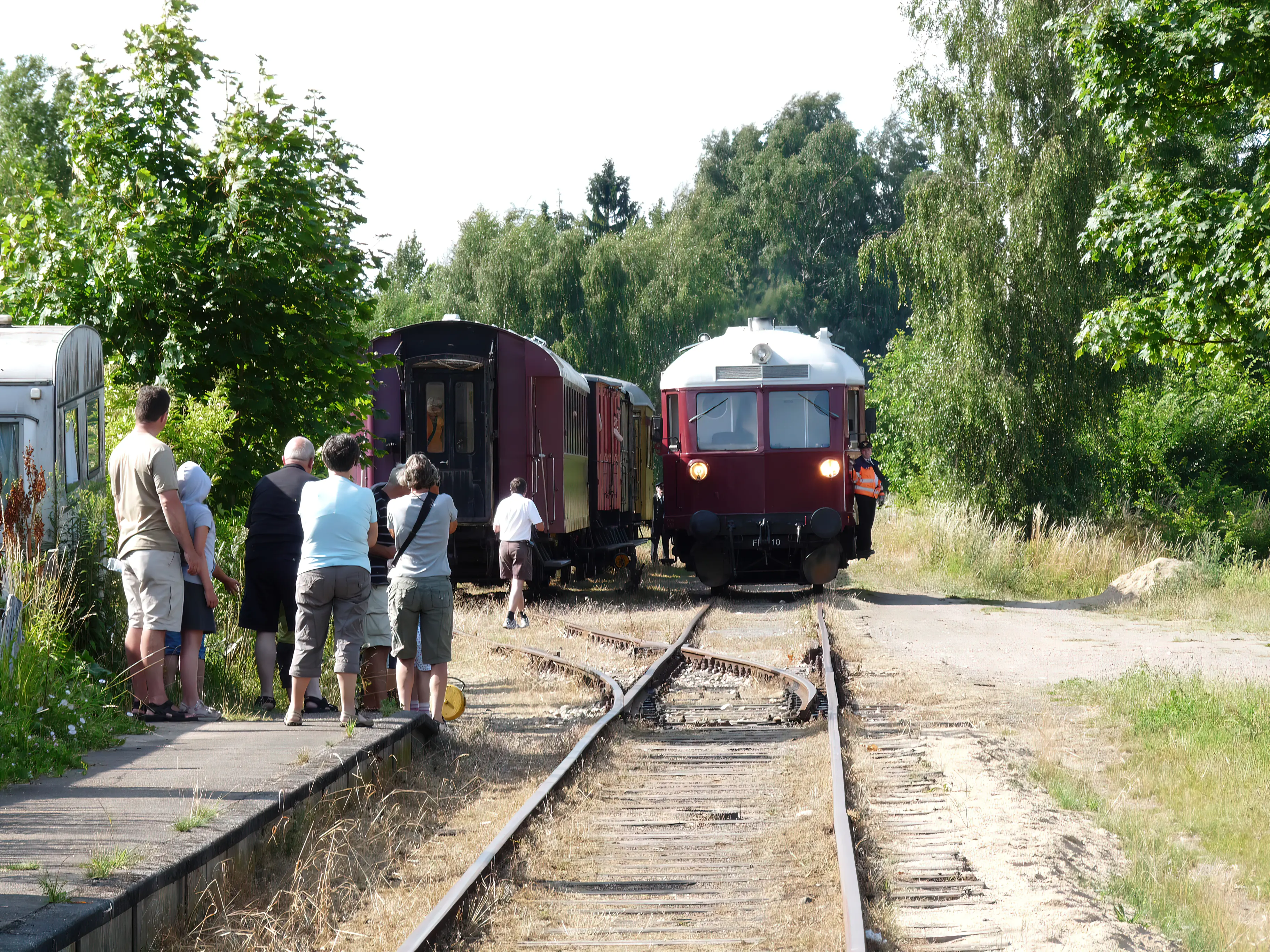 Billede af Korinth Stations sporareal. Billede af Korinth Stations sporareal.