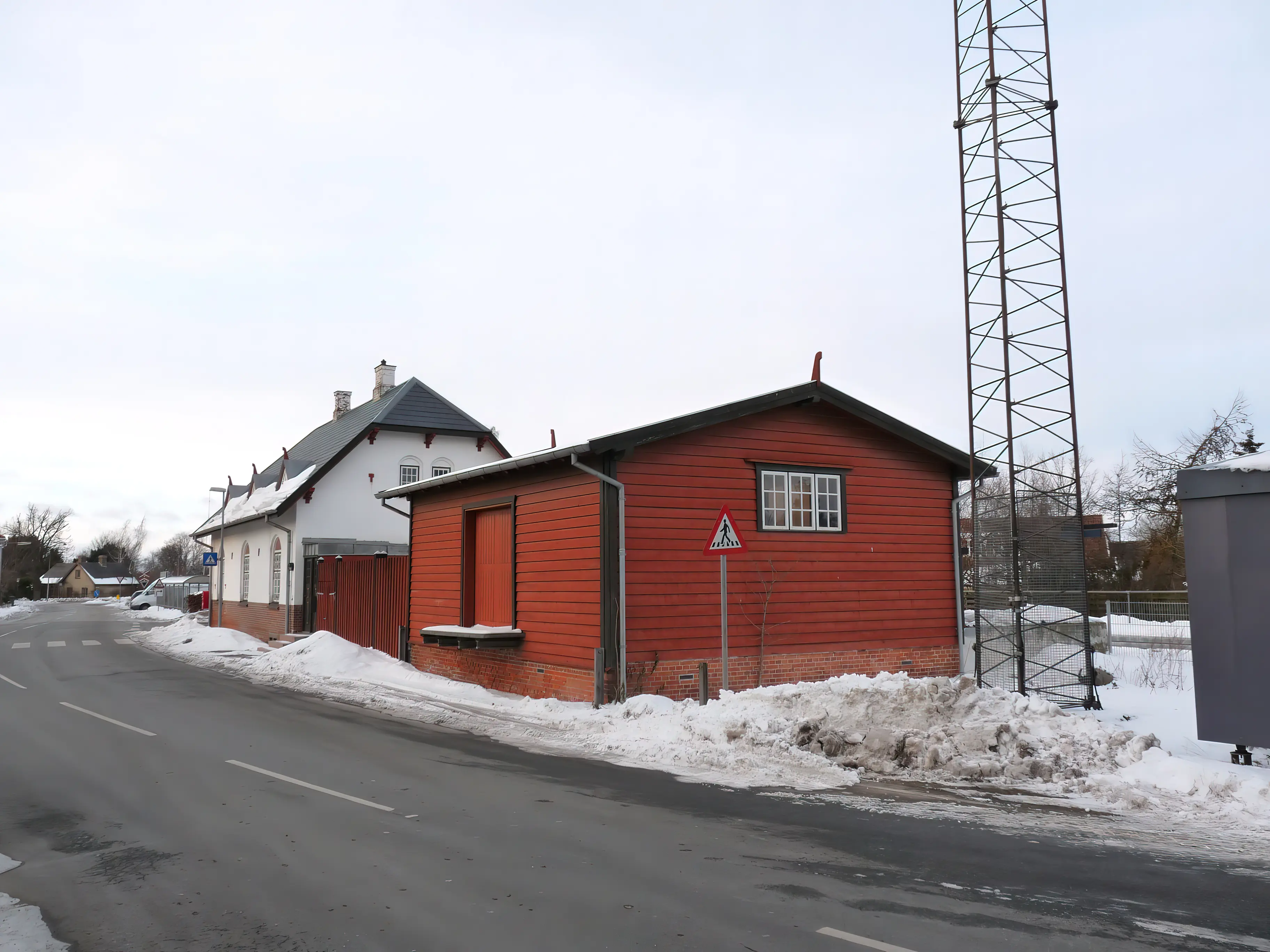 Billede af Lille Skensved Stations pakhus. Billede af Lille Skensved Stations pakhus.