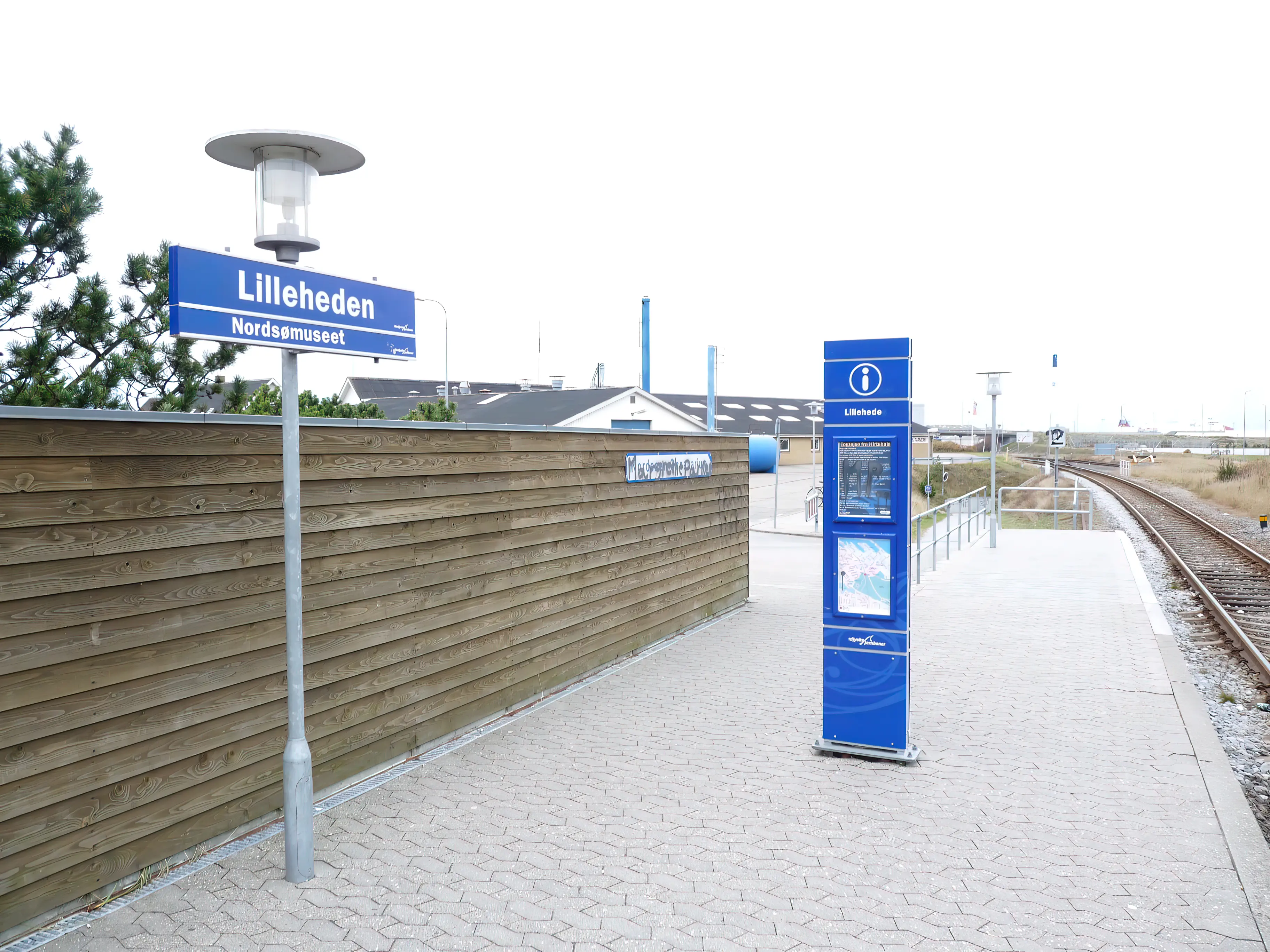 Billede af Lilleheden Trinbræt. Billede af Lilleheden Trinbræt.
