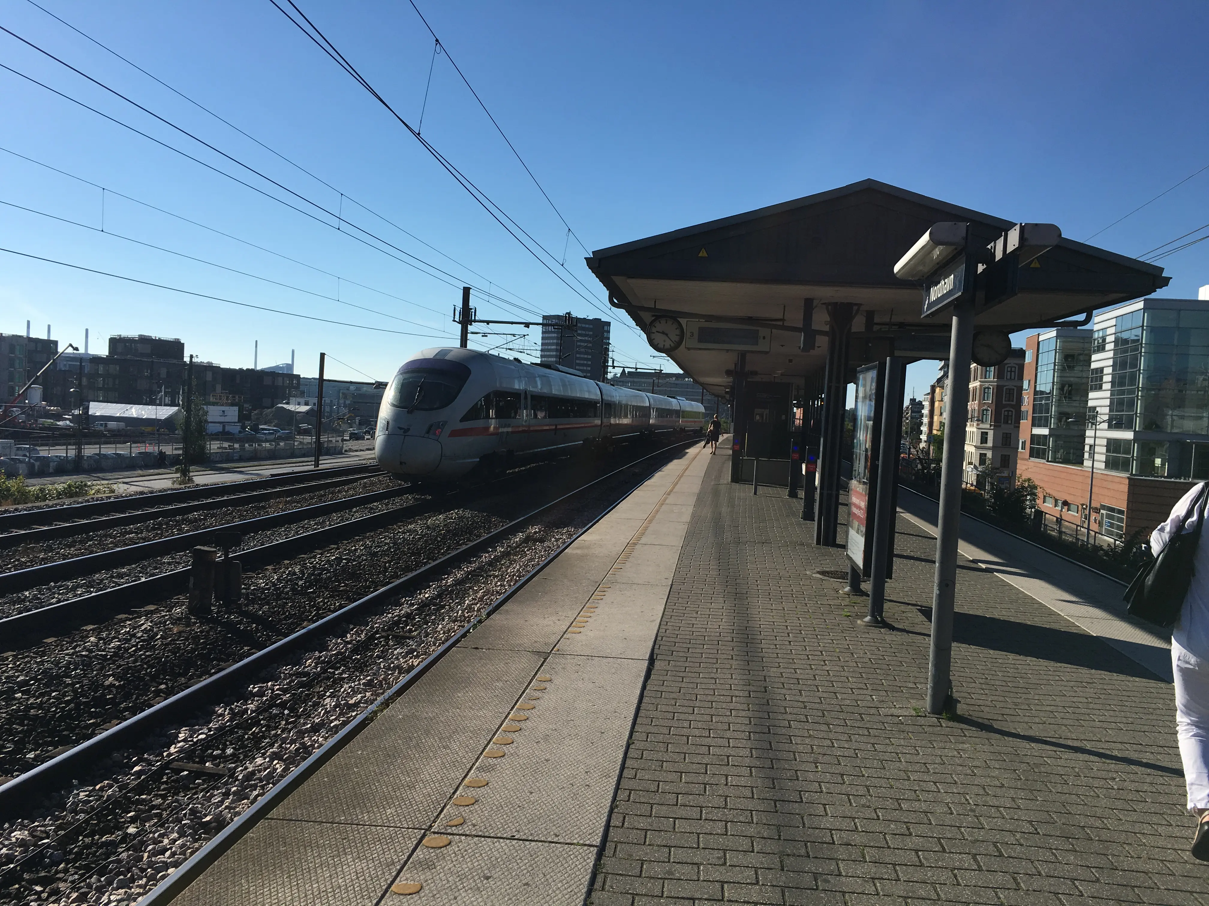 Billede af Nordhavn S-togstrinbræt. Billede af Nordhavn S-togstrinbræt.