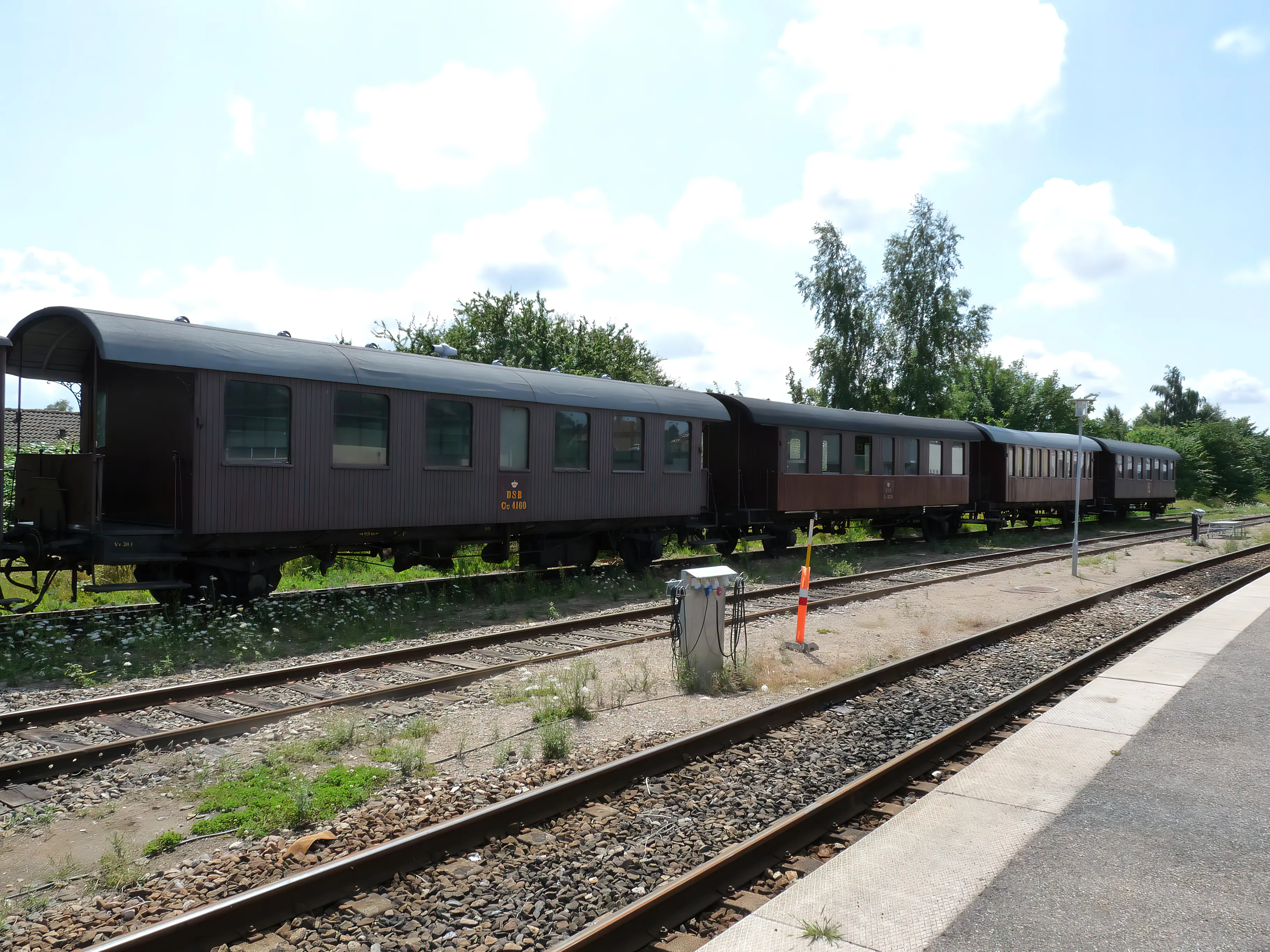 Billede af Nykøbing Sjælland Stations sporareal. Billede af Nykøbing Sjælland Stations sporareal.