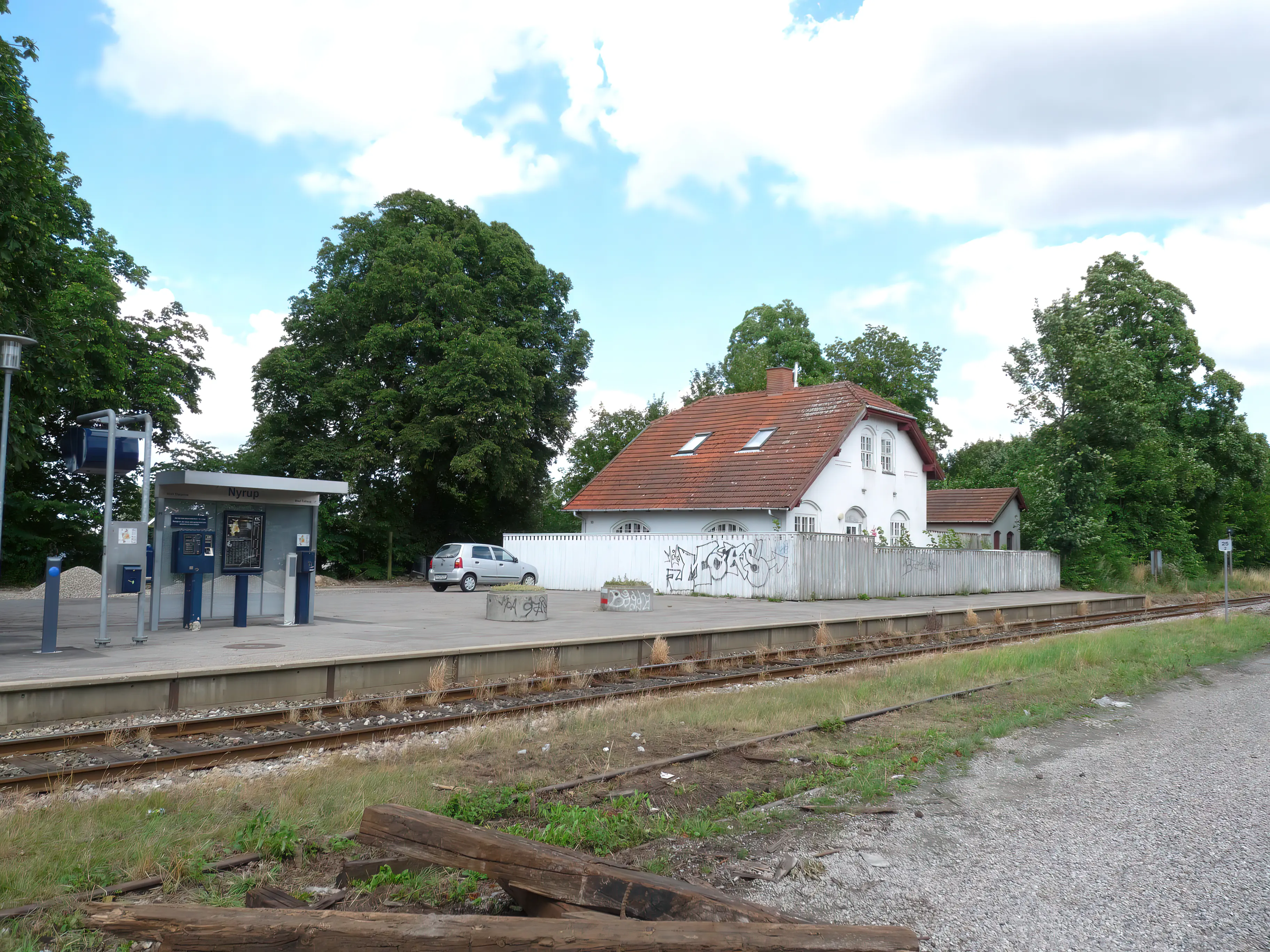 Billede af Nyrup Station.