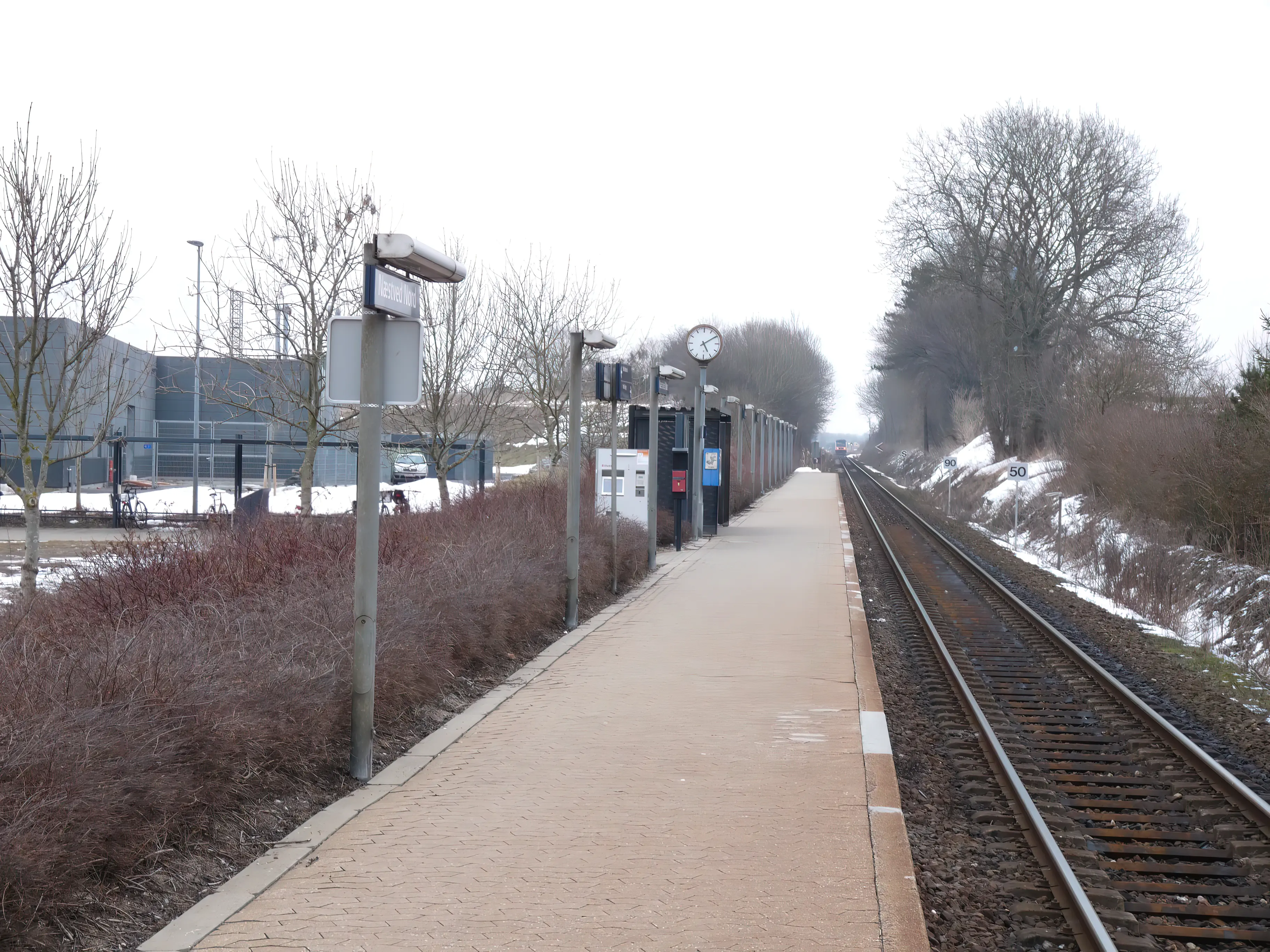 Billede af Næstved Nord Trinbræt. Billede af Næstved Nord Trinbræt.