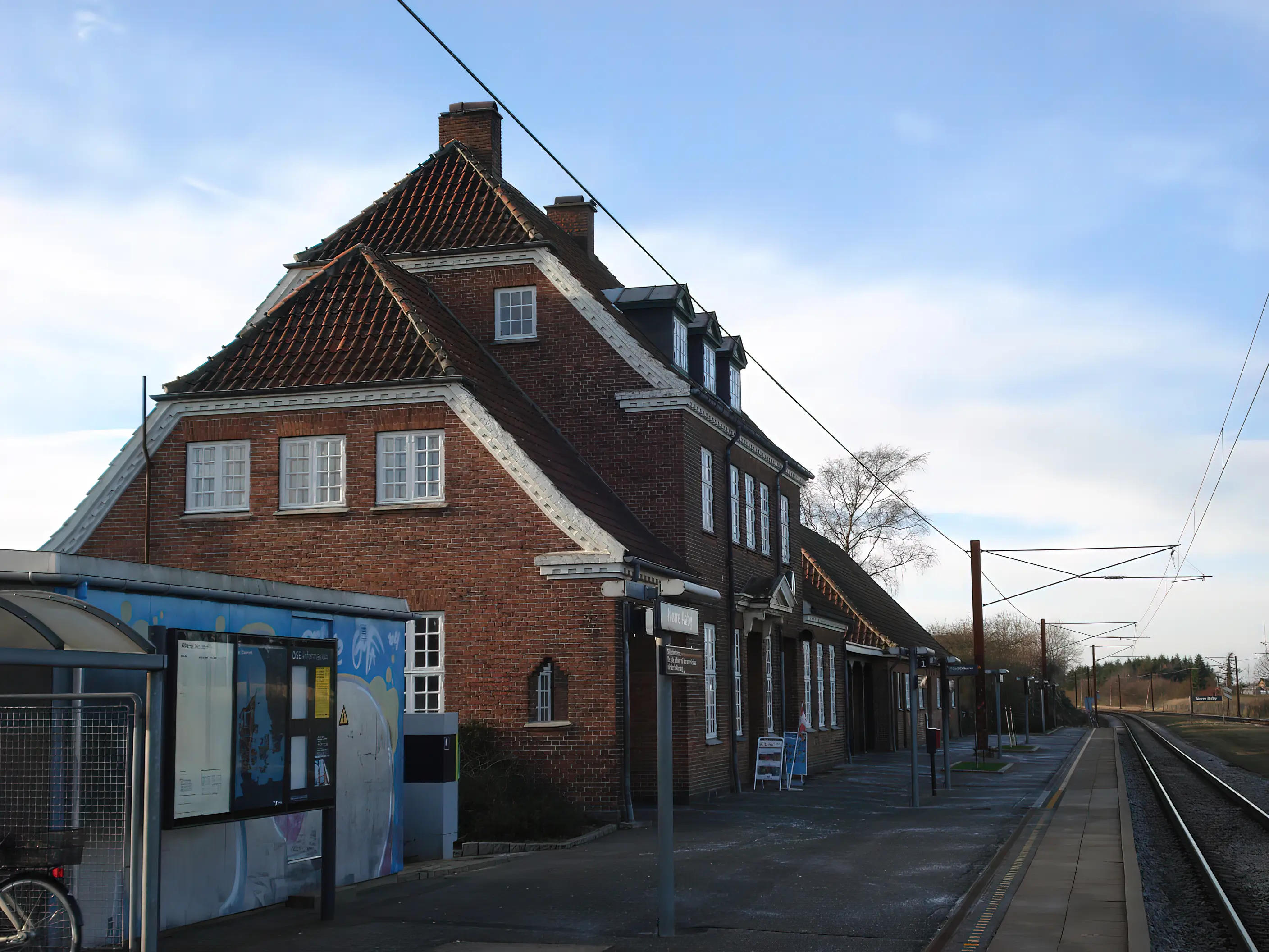 Billede af Nørre Aaby Station. Billede af Nørre Aaby Station.