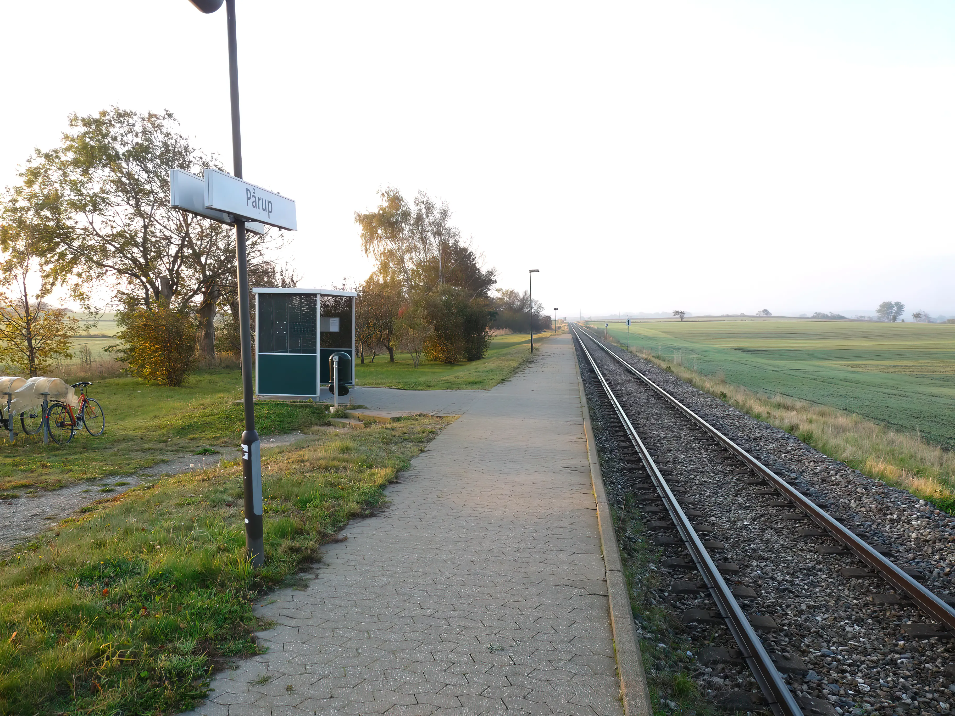Billede af Pårup Trinbræt. Billede af Pårup Trinbræt.