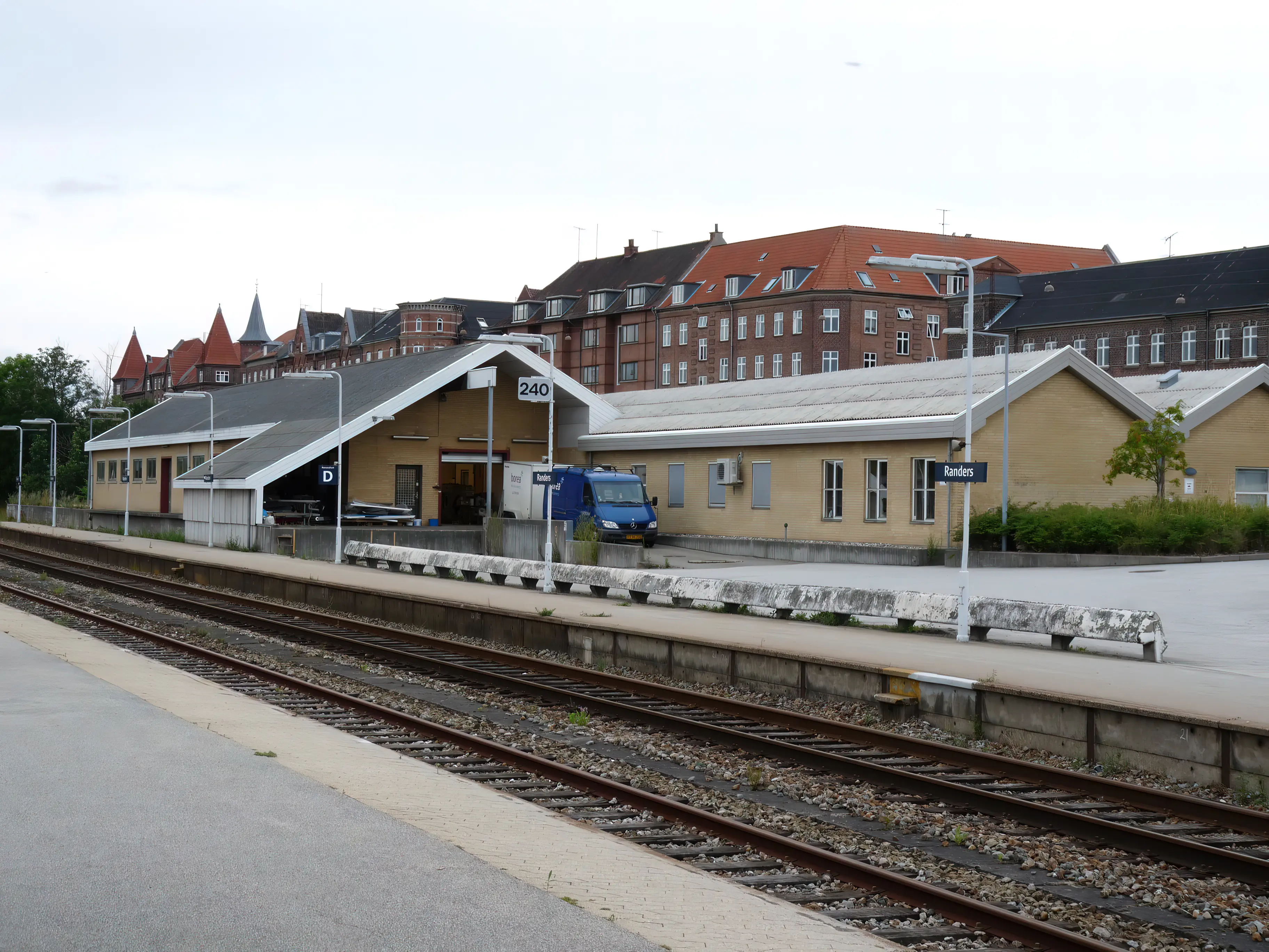 Billede af Randers Stations pakhus. Billede af Randers Stations pakhus.
