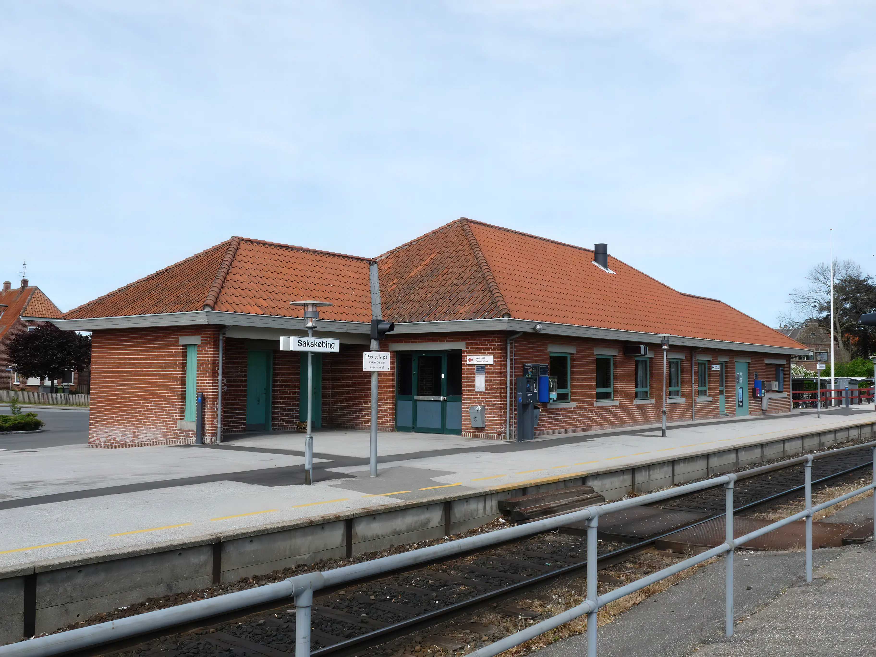 Billede af Sakskøbing Station.