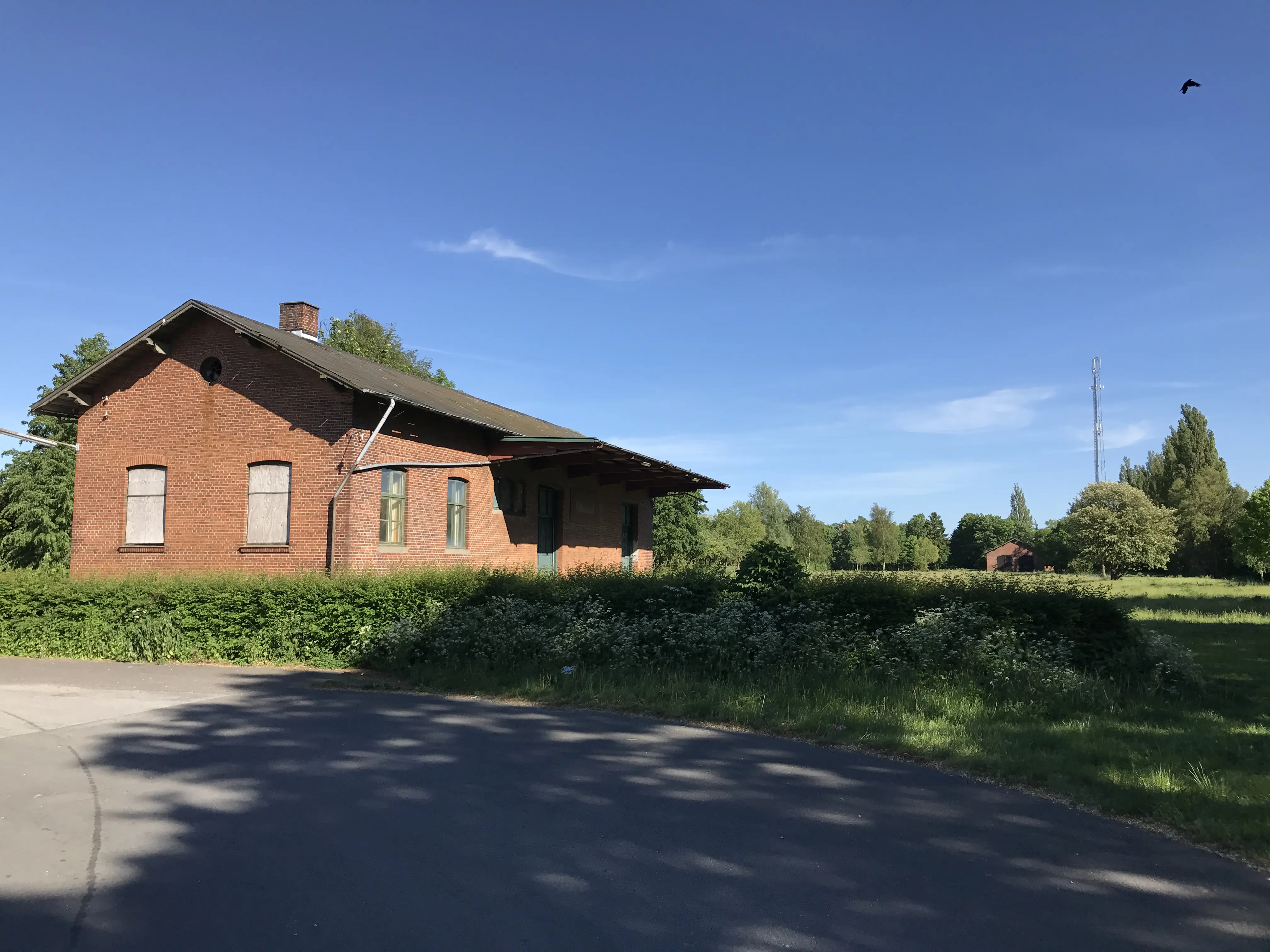 Billede af Skælskør Stations pakhus. Billede af Skælskør Stations pakhus.