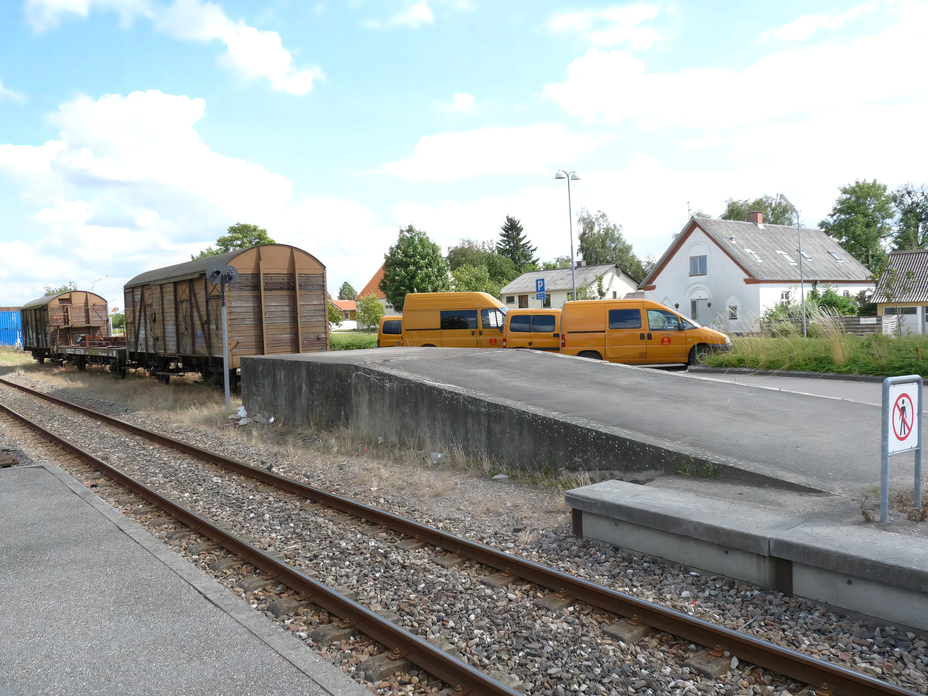 Billede af Stenlille Stations læsserampe. Billede af Stenlille Stations læsserampe.