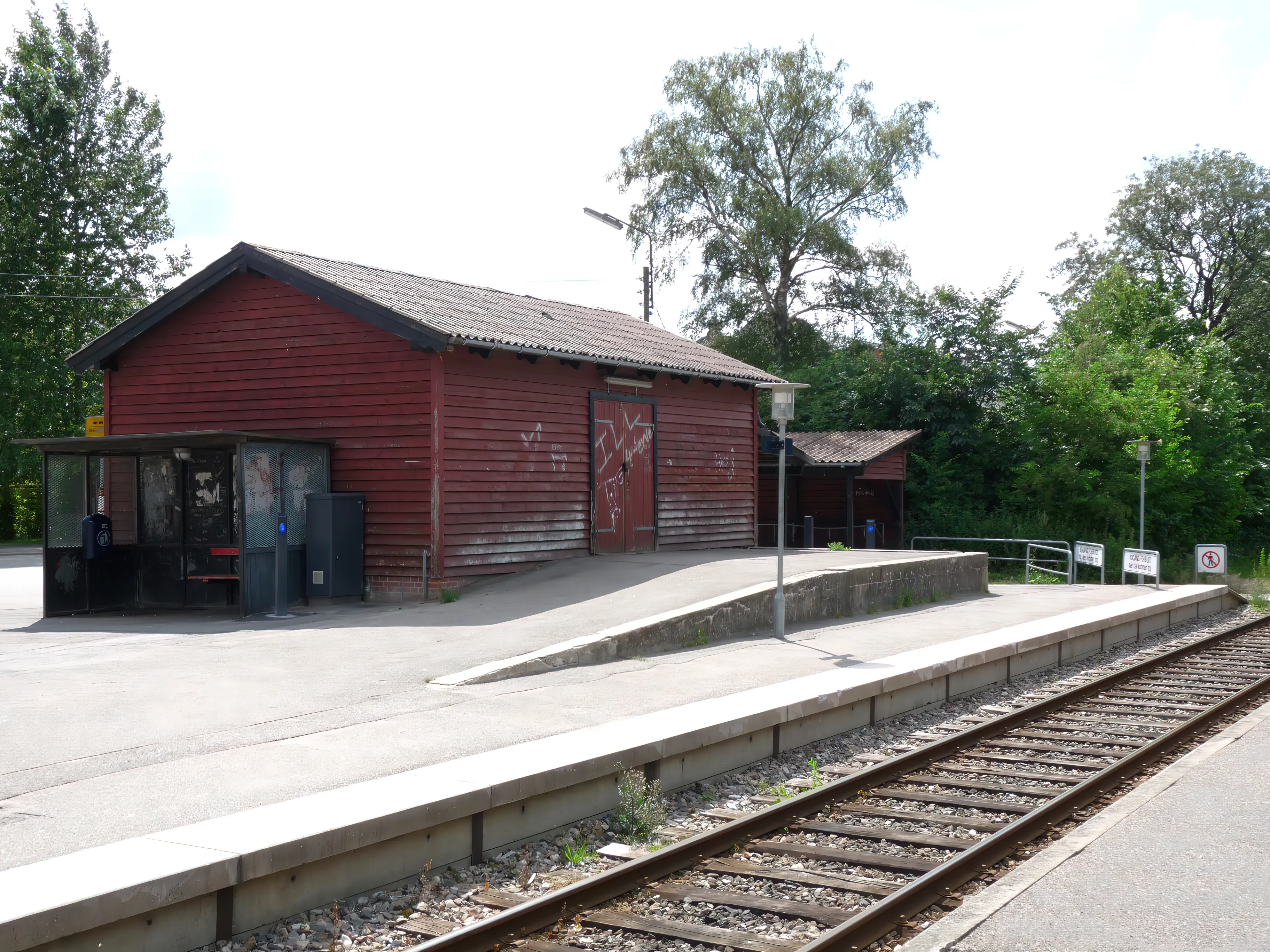Billede af Store Merløse Stations pakhus. Billede af Store Merløse Stations pakhus.