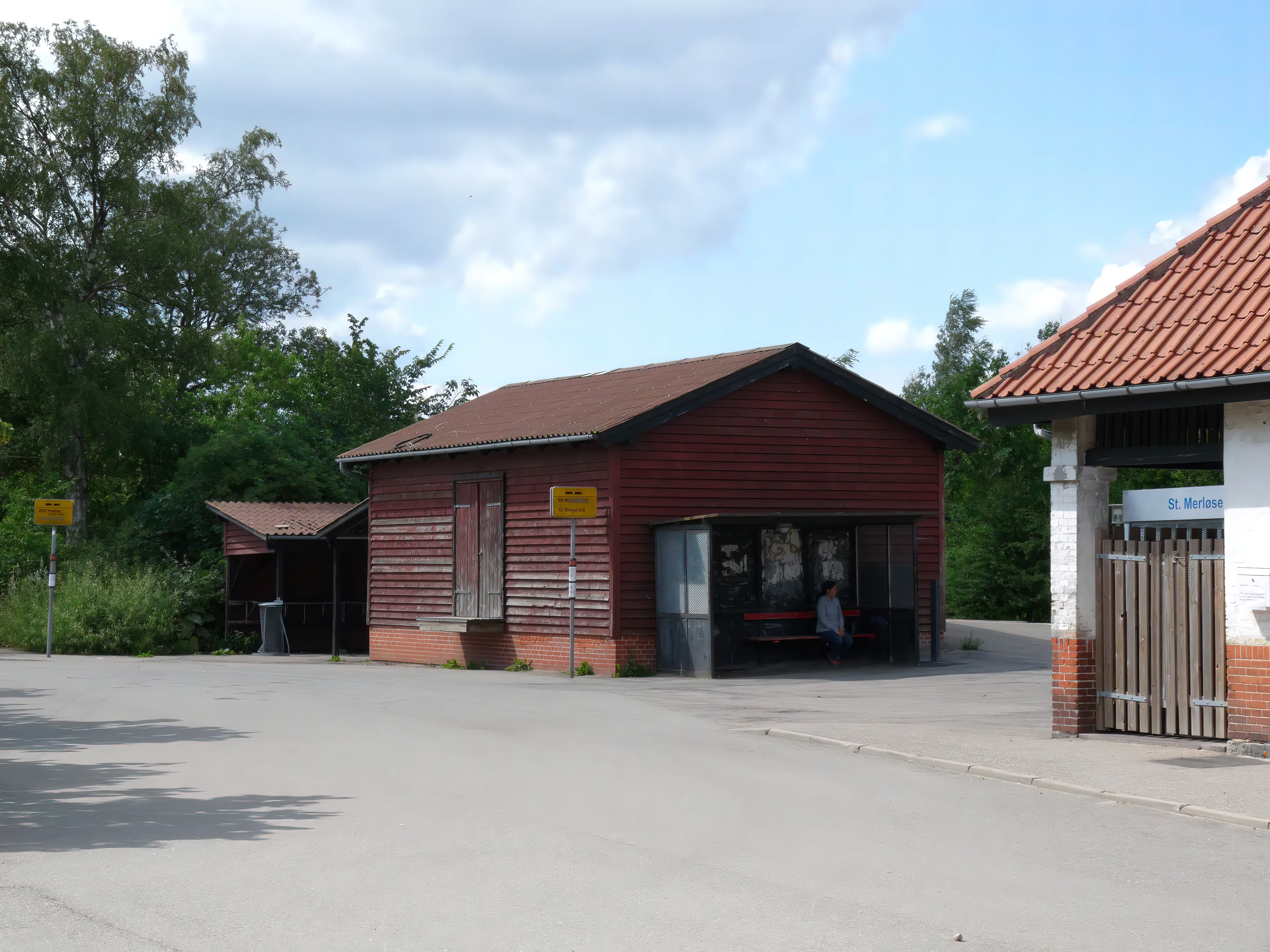 Billede af Store Merløse Stations pakhus. Billede af Store Merløse Stations pakhus.