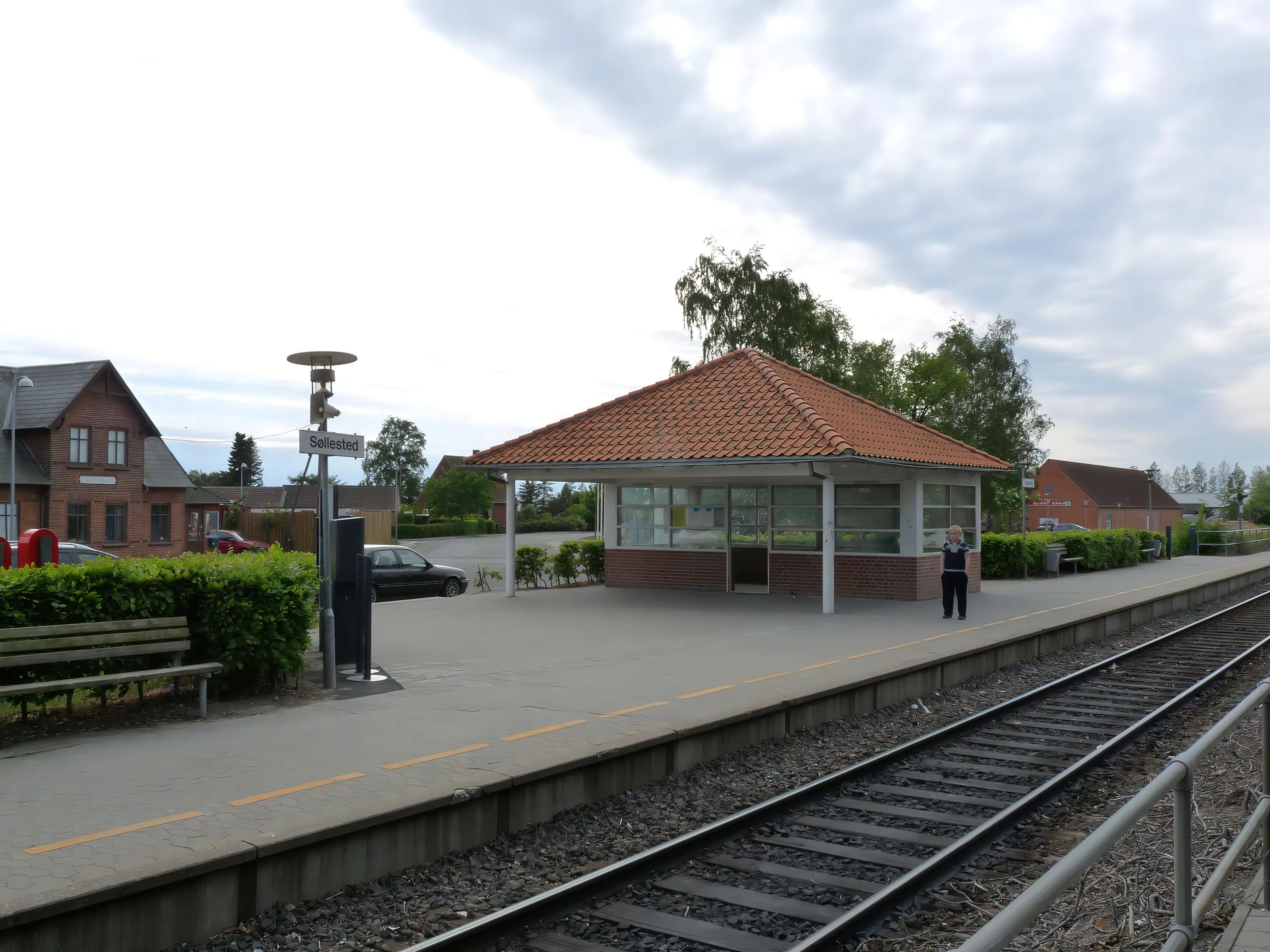 Billede af Søllested Station - Station er nedrevet, men Søllested Station har ligget her. Billede af Søllested Station - Station er nedrevet, men Søllested Station har ligget her.