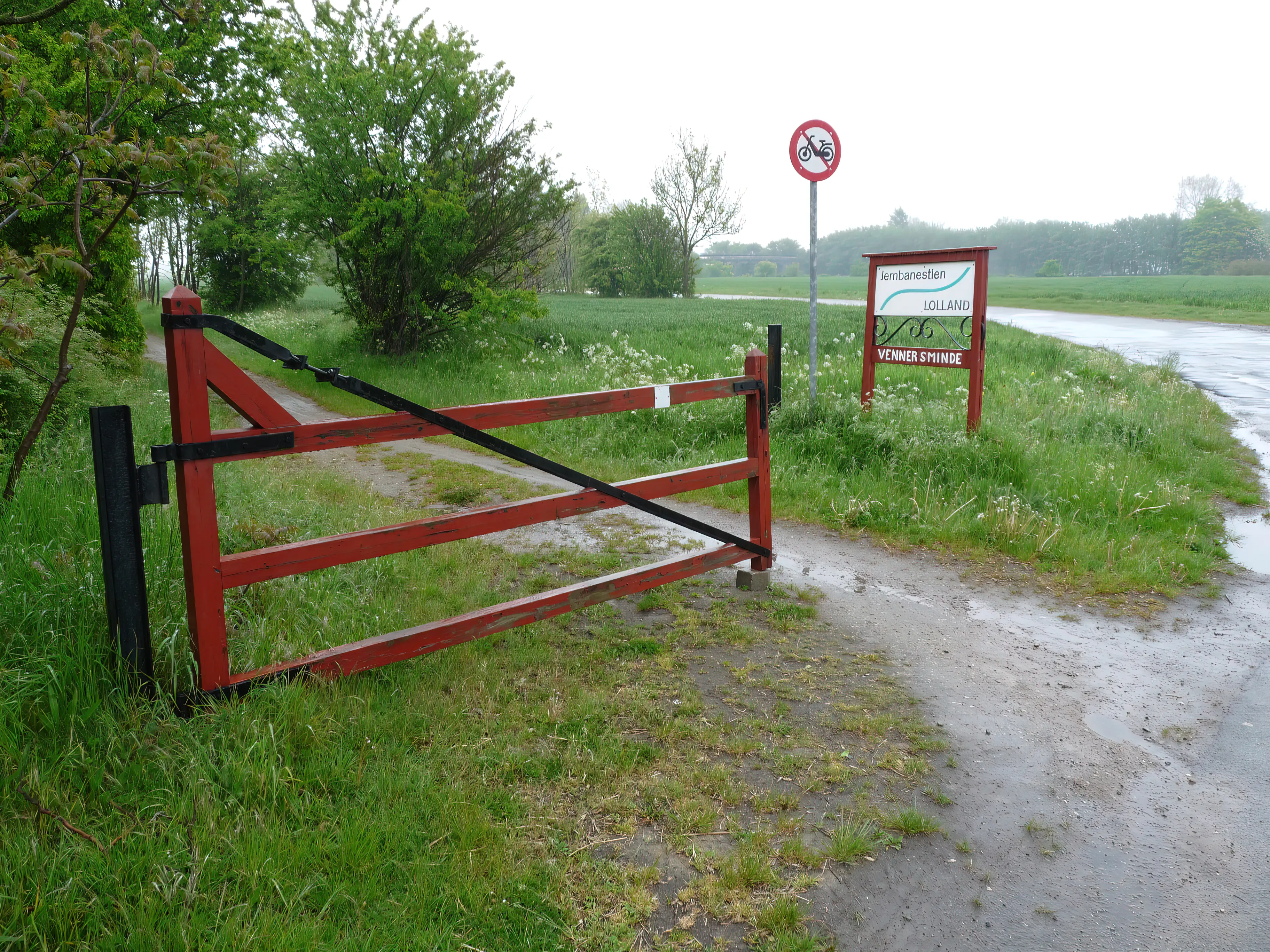 Billede af Vennersminde Trinbræt - Trinbræt er nedrevet, men Vennersminde Trinbræt har ligget her.