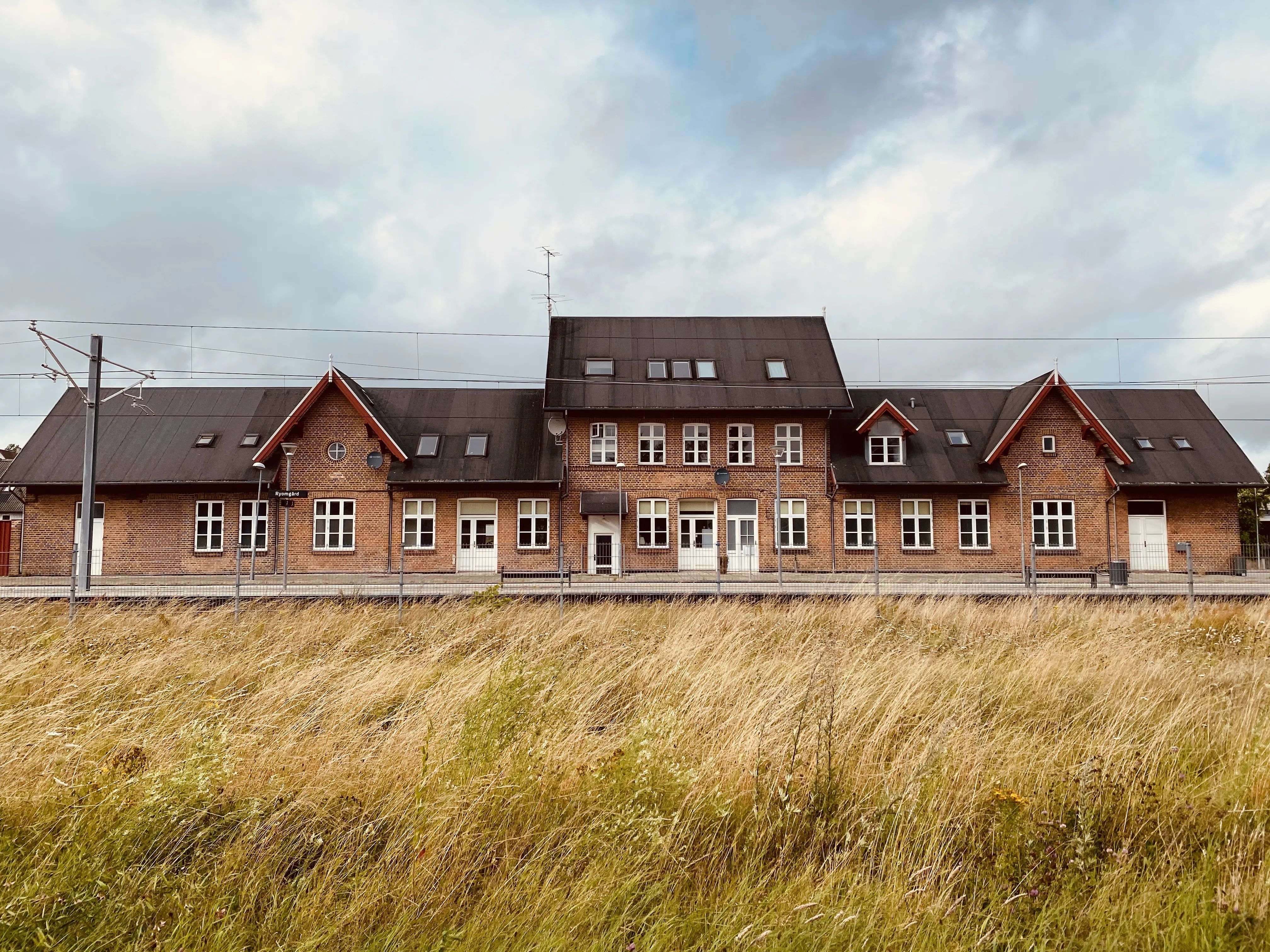 Billede af Ryomgård Station.