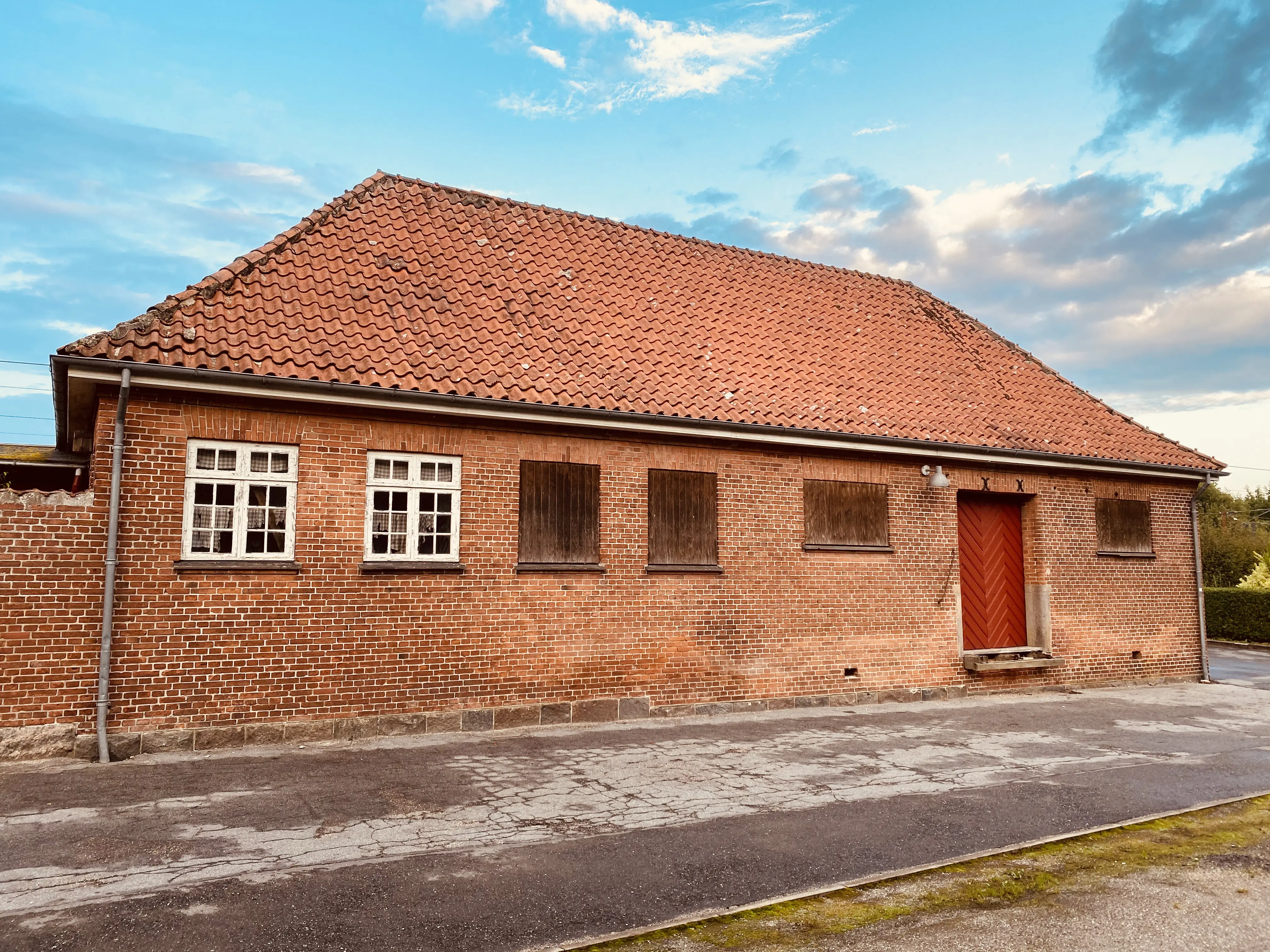 Billede af Gelsted Stations varehus.