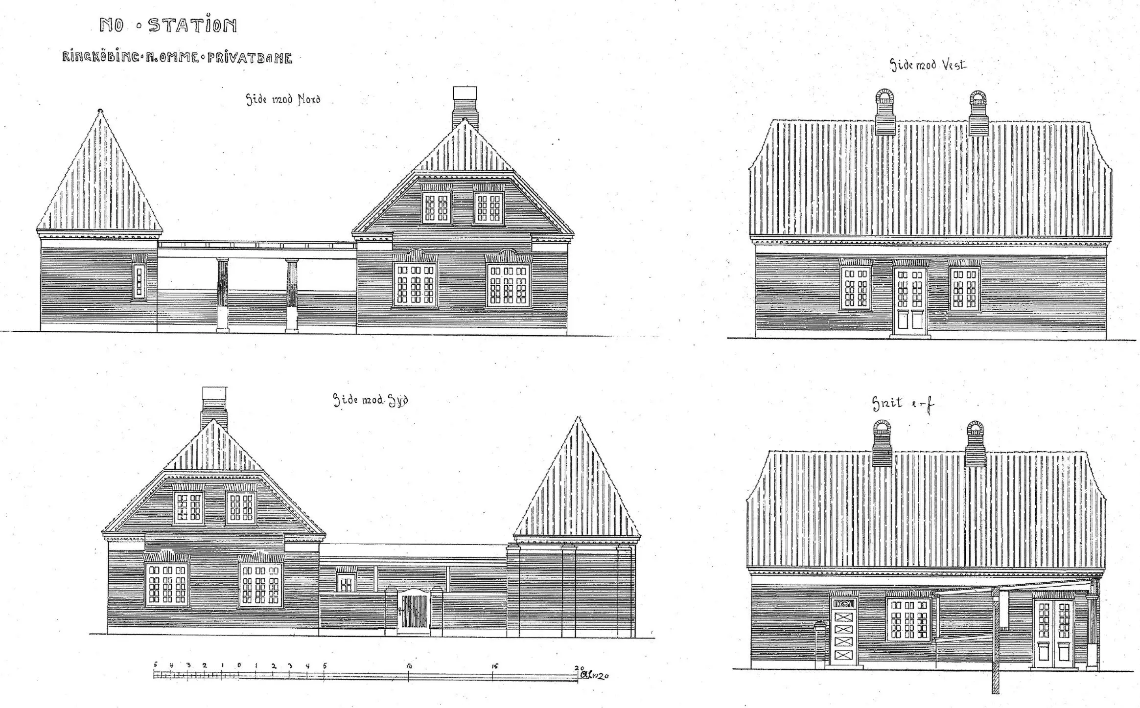 Tegning af No Station. Tegning af No Station.
